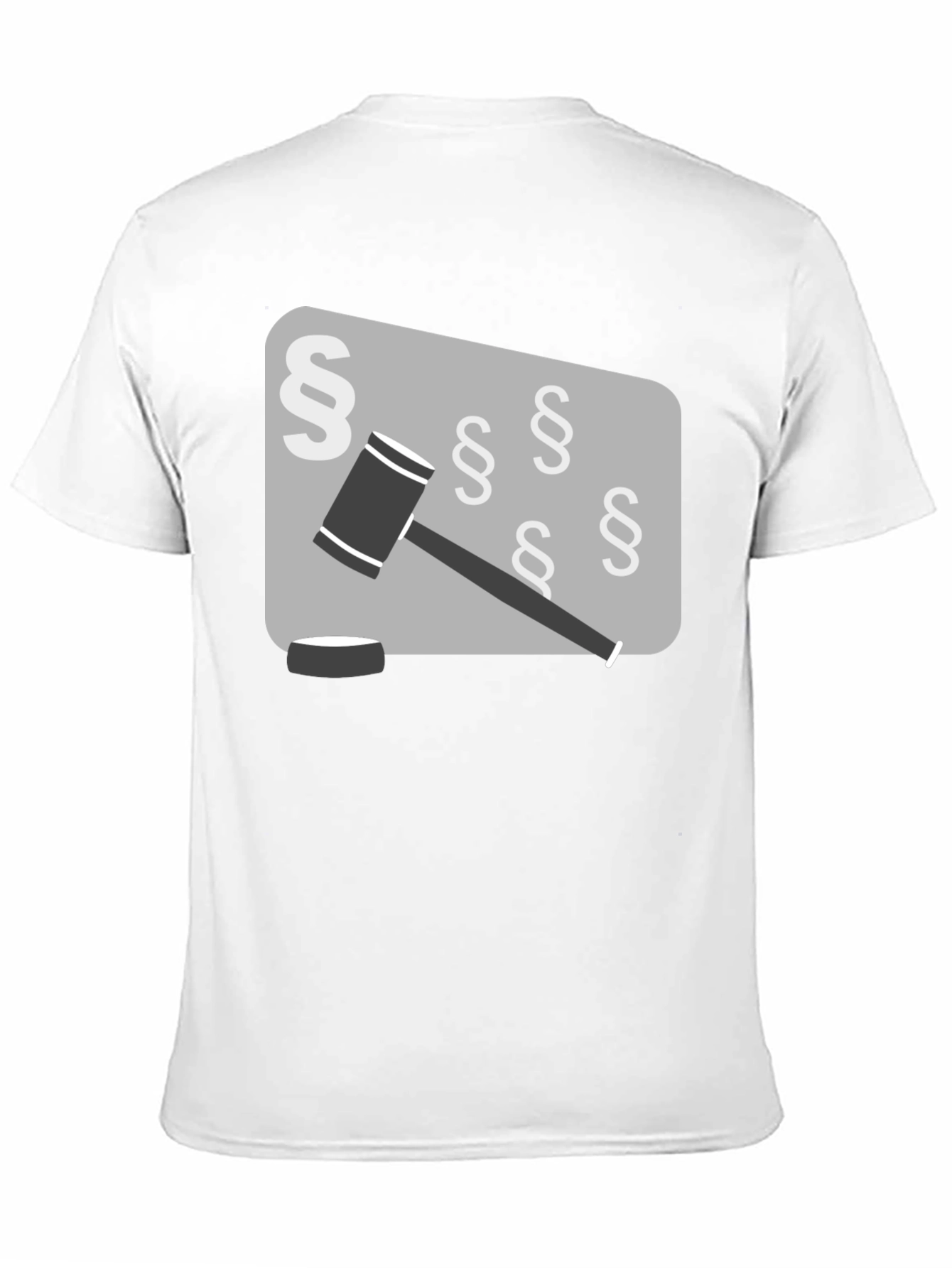 Law & Order T-Shirt: Gavel and Paragraphs