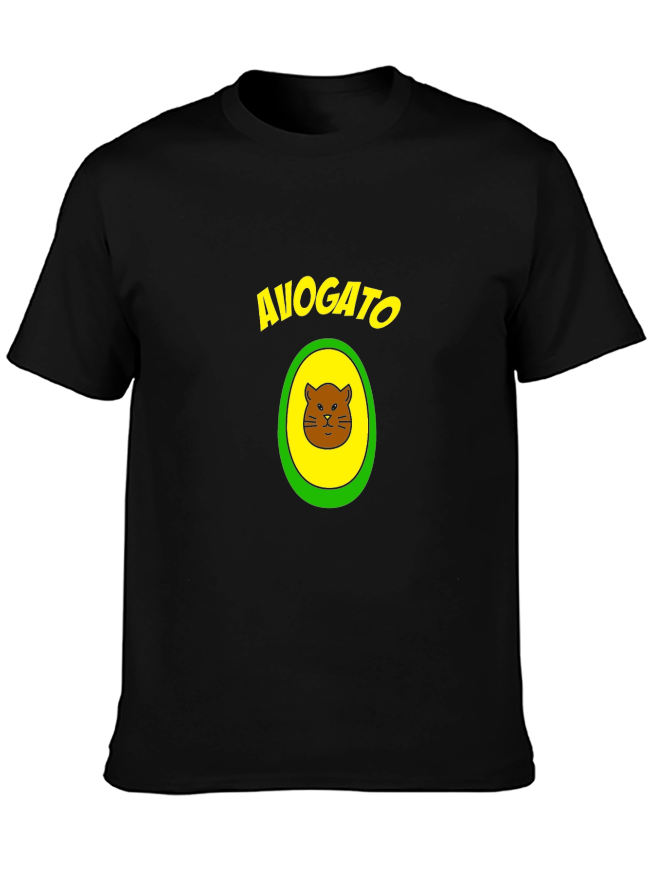 Avogato T-Shirt - Funny Avocado Cat Graphic Tee