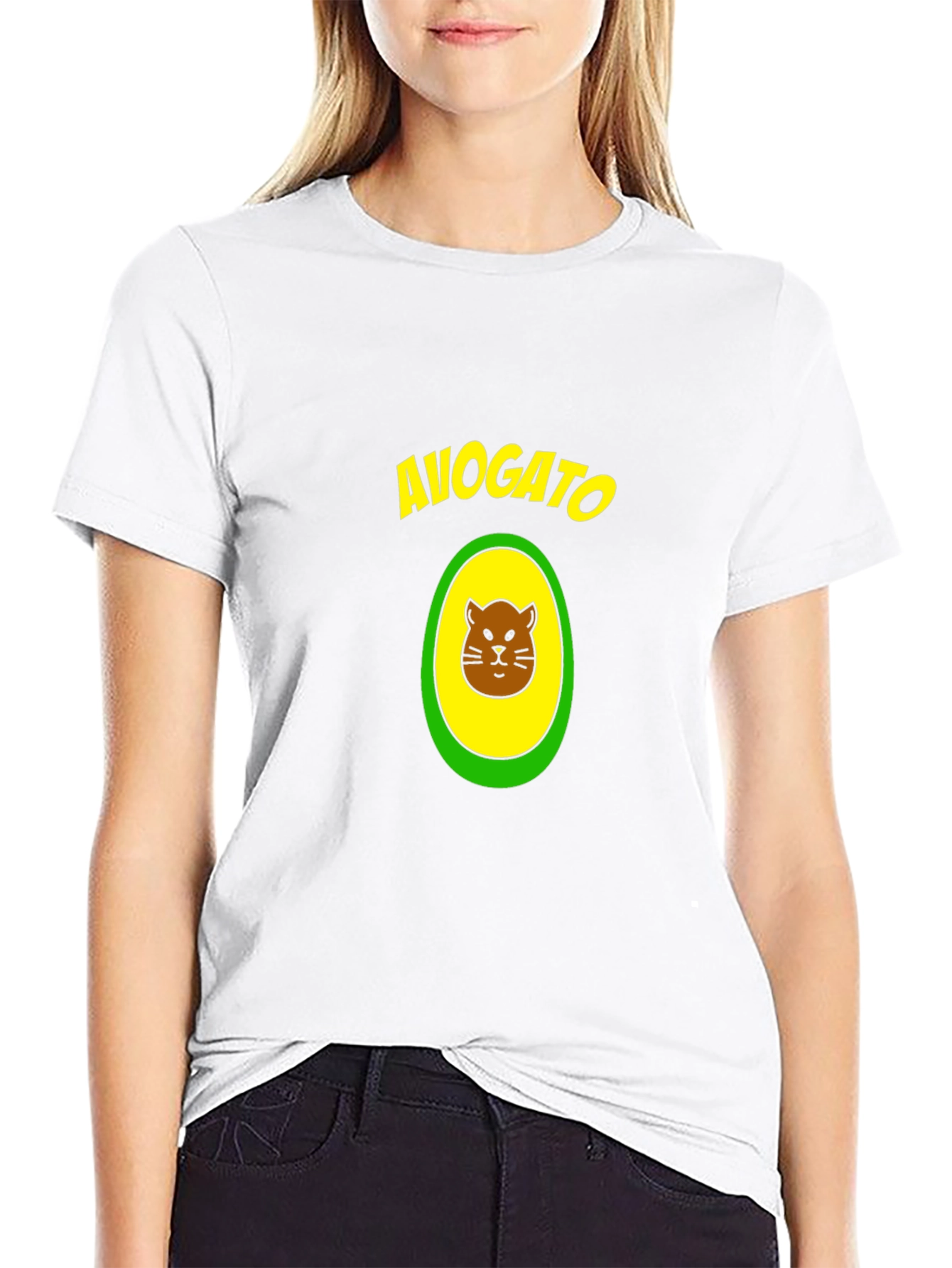 Avogato T-Shirt - Funny Avocado Cat Graphic Tee