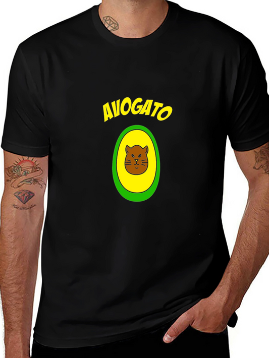 Avogato T-Shirt - Funny Avocado Cat Graphic Tee