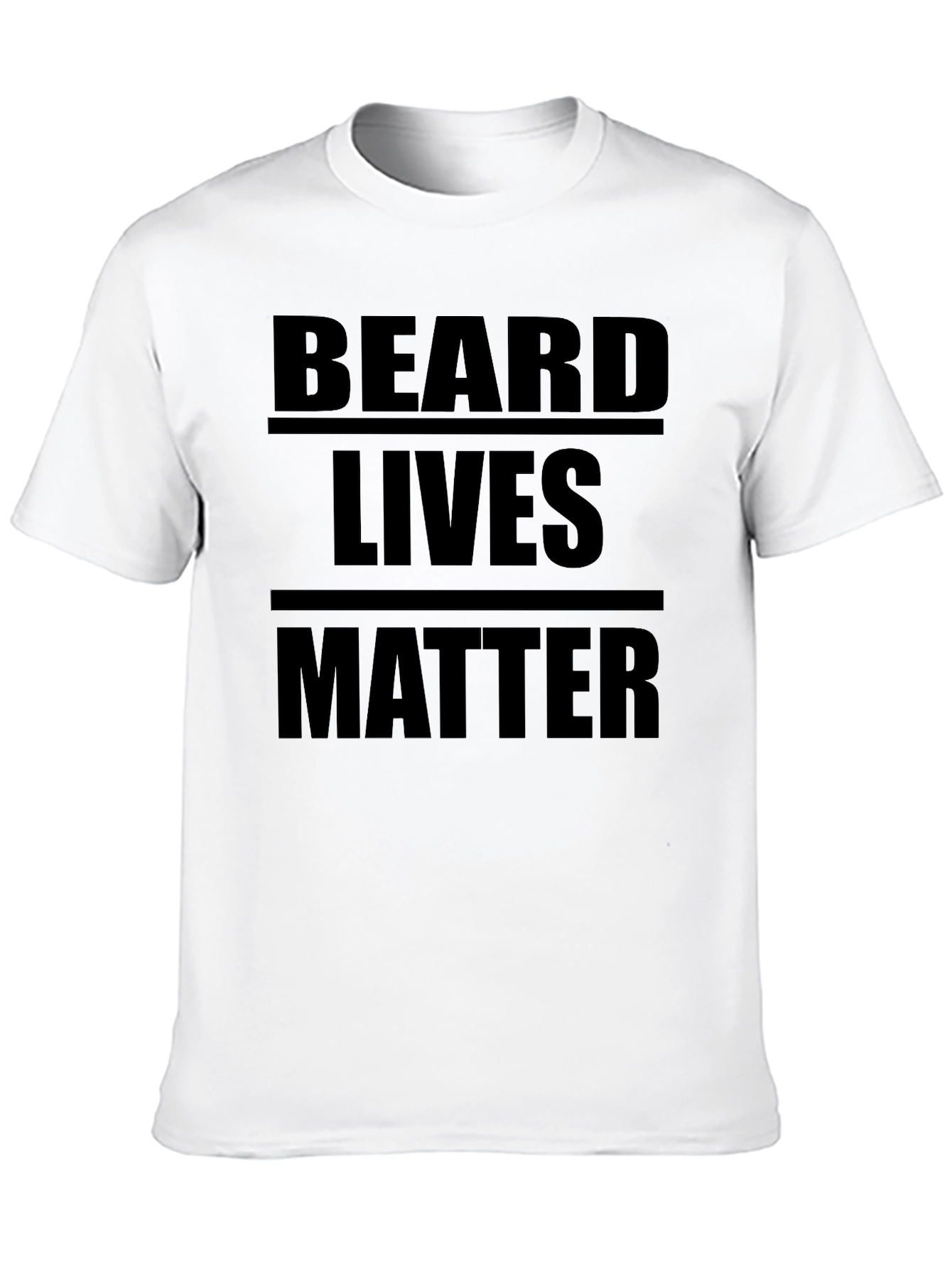 Beard Lives Matter Graphic T-Shirt - Black Cotton Tee