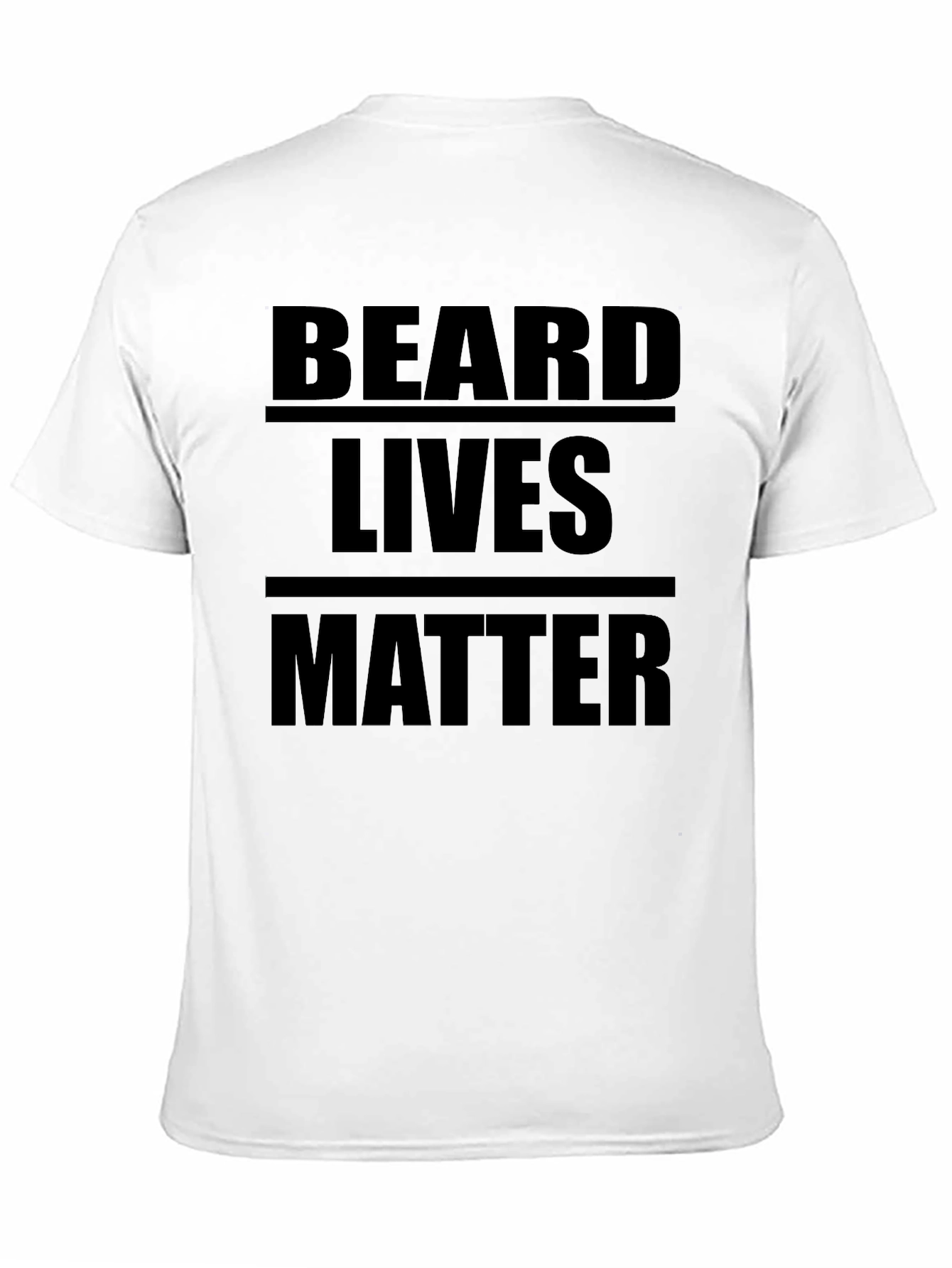 Beard Lives Matter Graphic T-Shirt - Black Cotton Tee