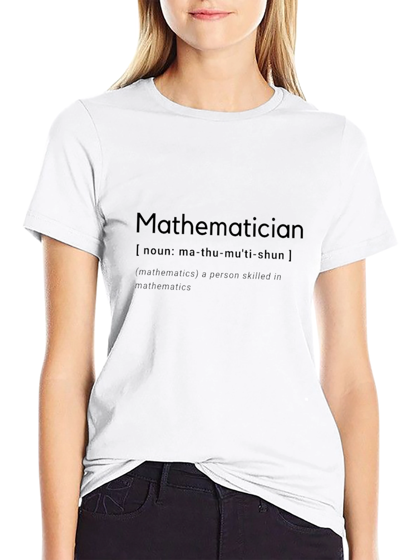 Mathematician Definition Black T-Shirt