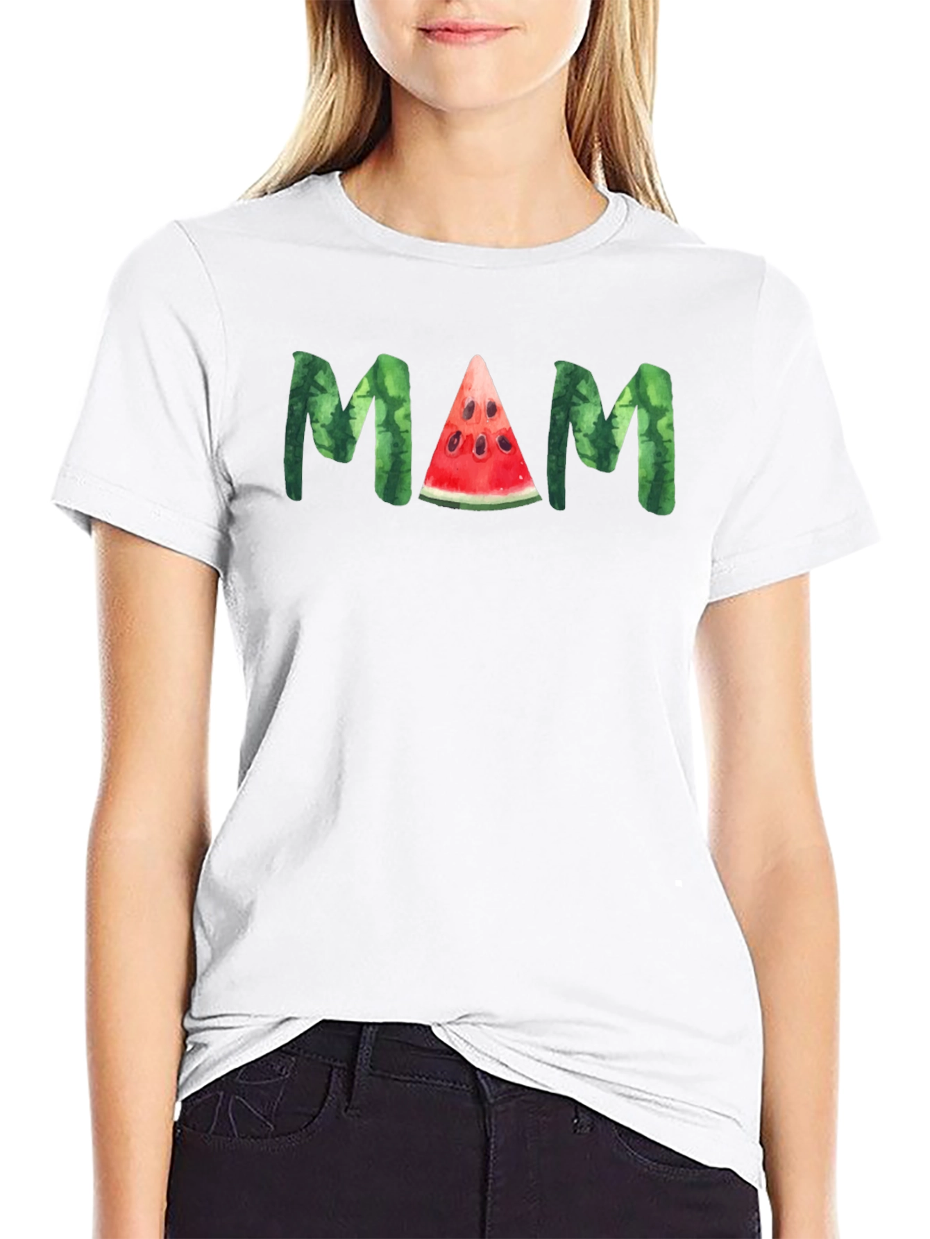 Mama Watermelon T-Shirt - Cute Summer Tee