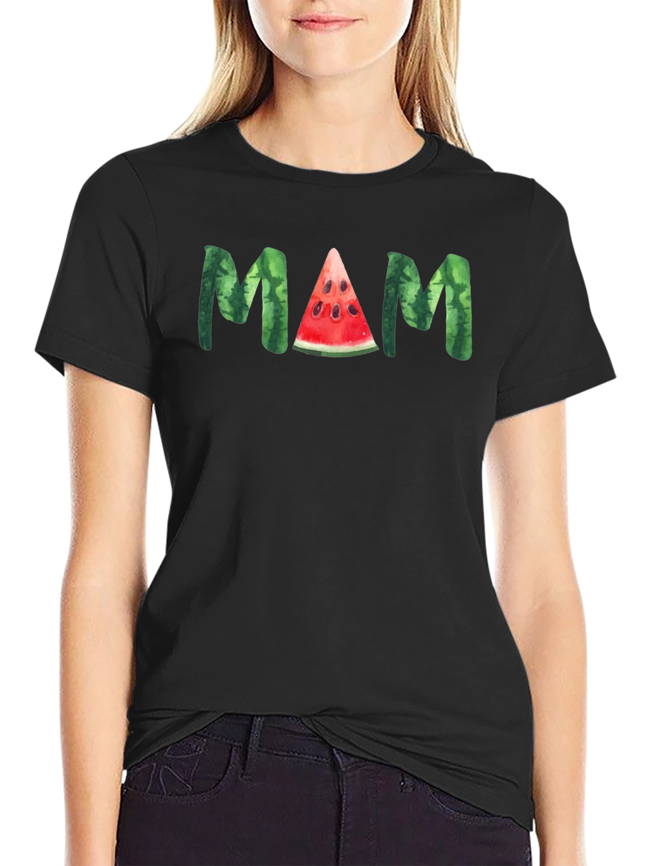 Mama Watermelon T-Shirt - Cute Summer Tee