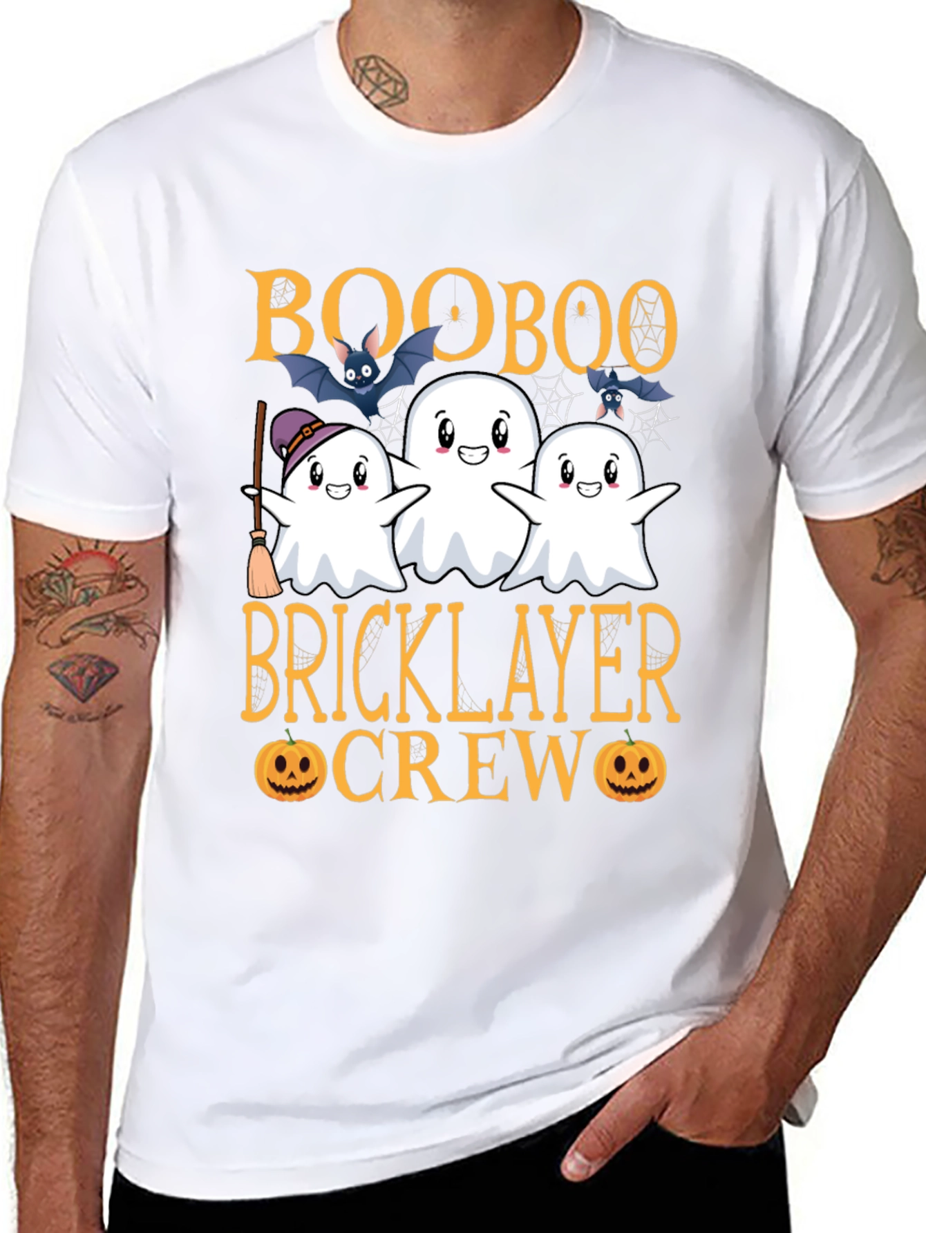Boo Boo Bricklayer Crew Halloween T-Shirt
