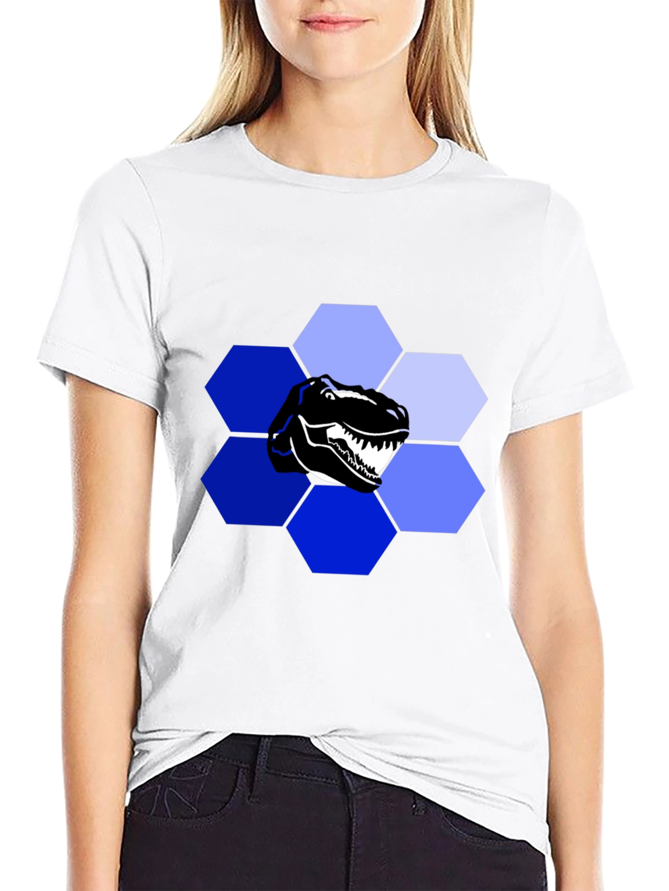 Dino Hex T-Shirt: Unique Graphic Tee