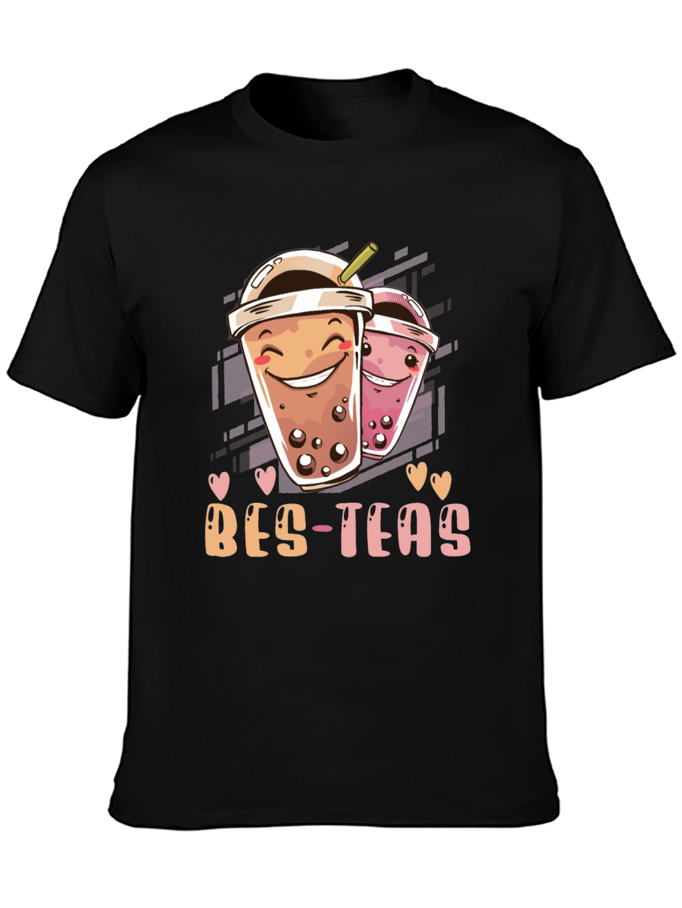 Bes-Teas Graphic T-Shirt - Trendy Boba Lover Tee
