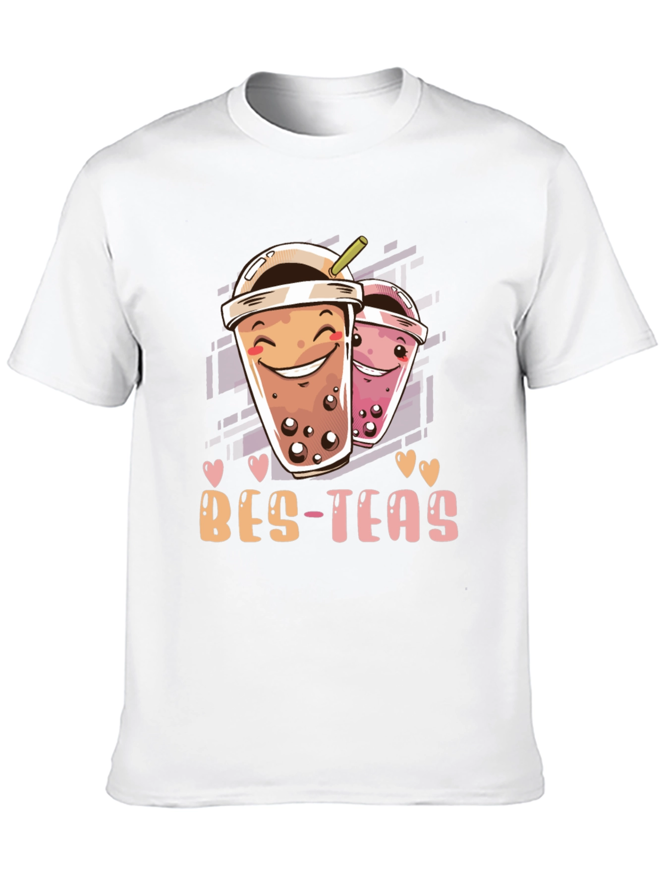 Bes-Teas Graphic T-Shirt - Trendy Boba Lover Tee