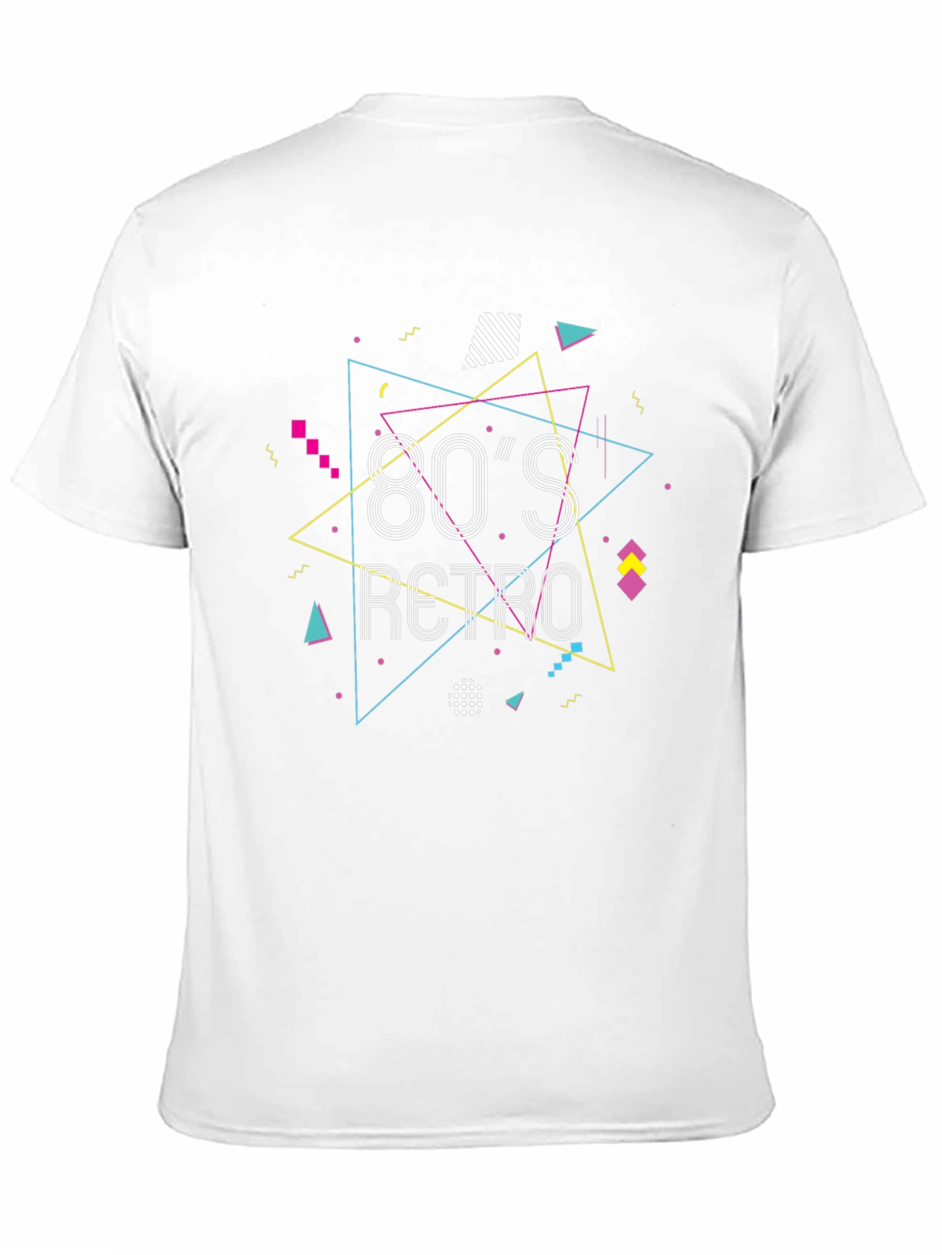 80s Retro Graphic Tee - Black