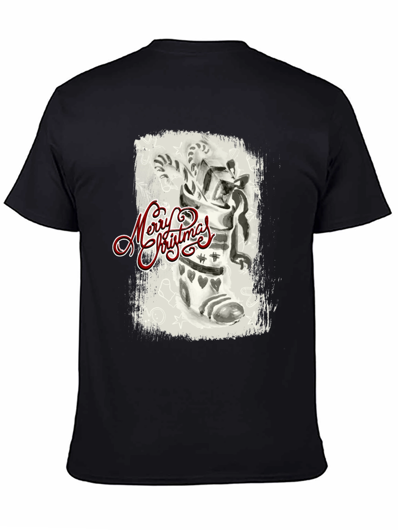 Christmas Stocking Graphic T-Shirt