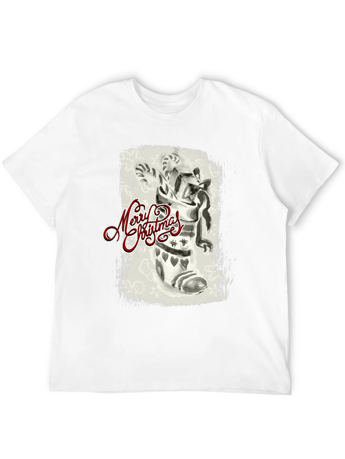 Christmas Stocking Graphic T-Shirt