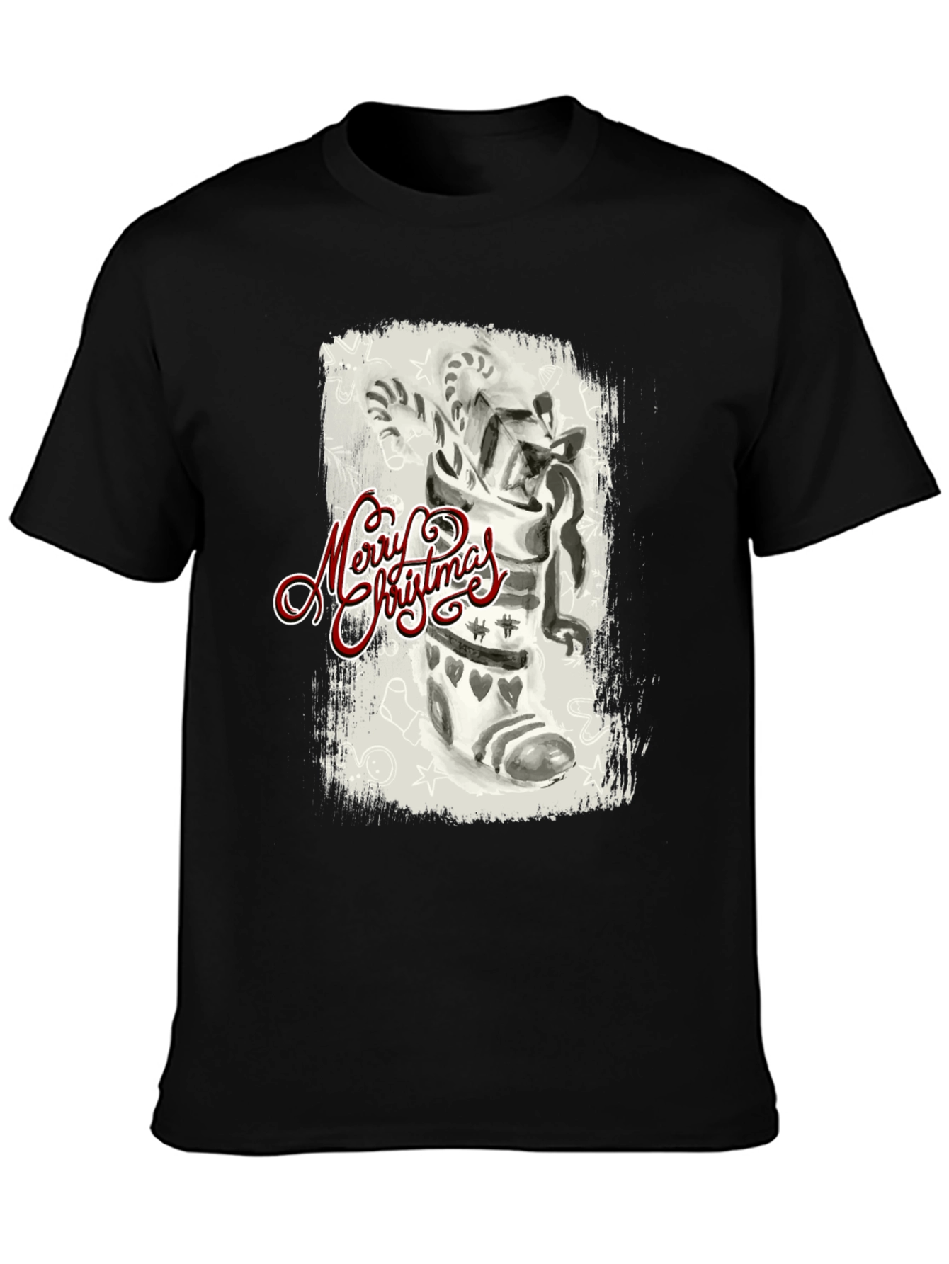 Christmas Stocking Graphic T-Shirt