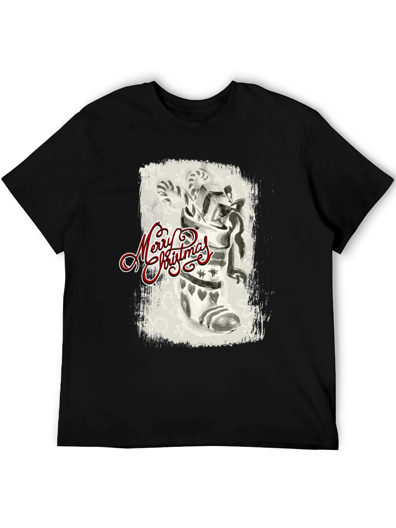 Christmas Stocking Graphic T-Shirt