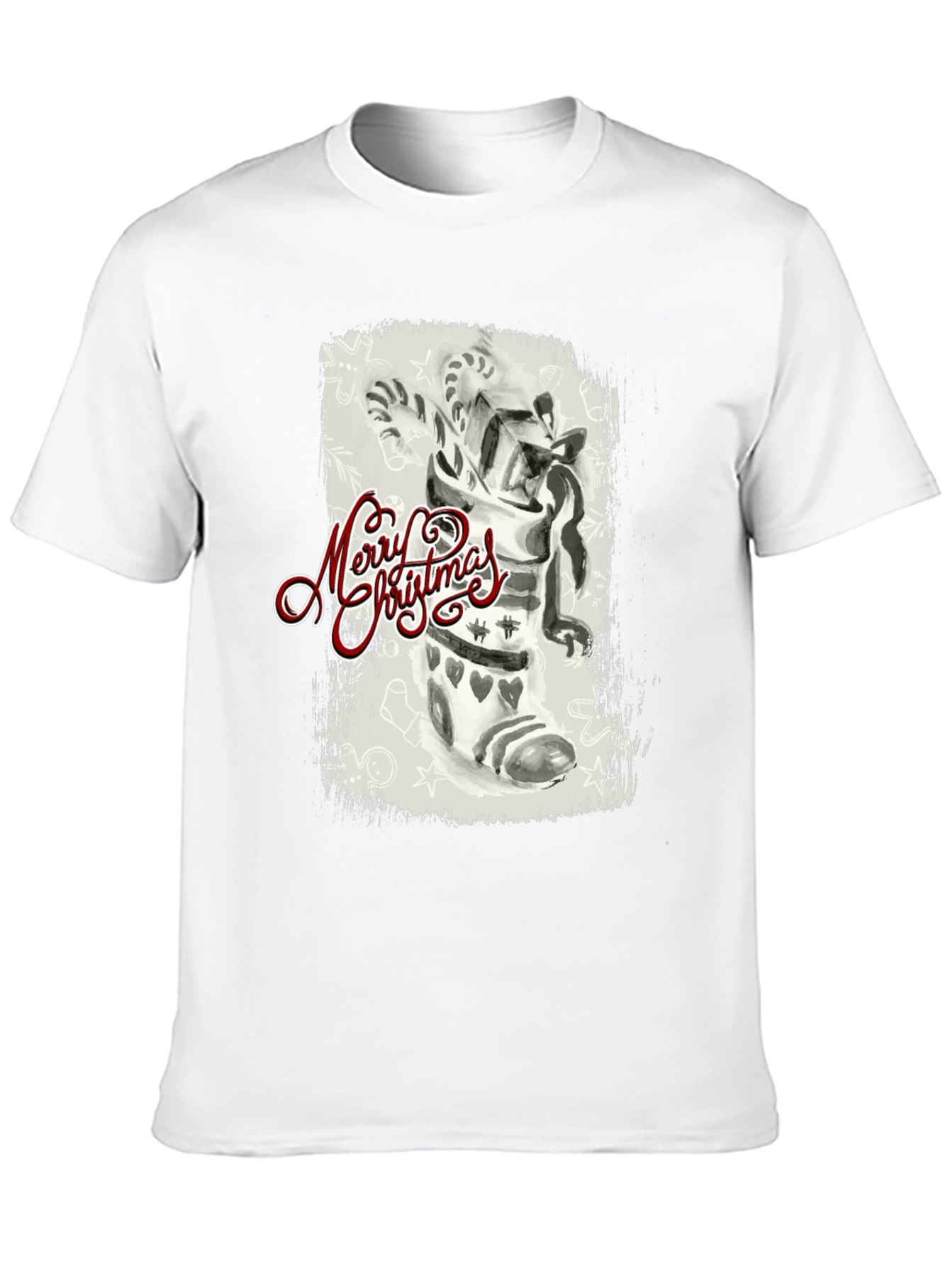 Christmas Stocking Graphic T-Shirt