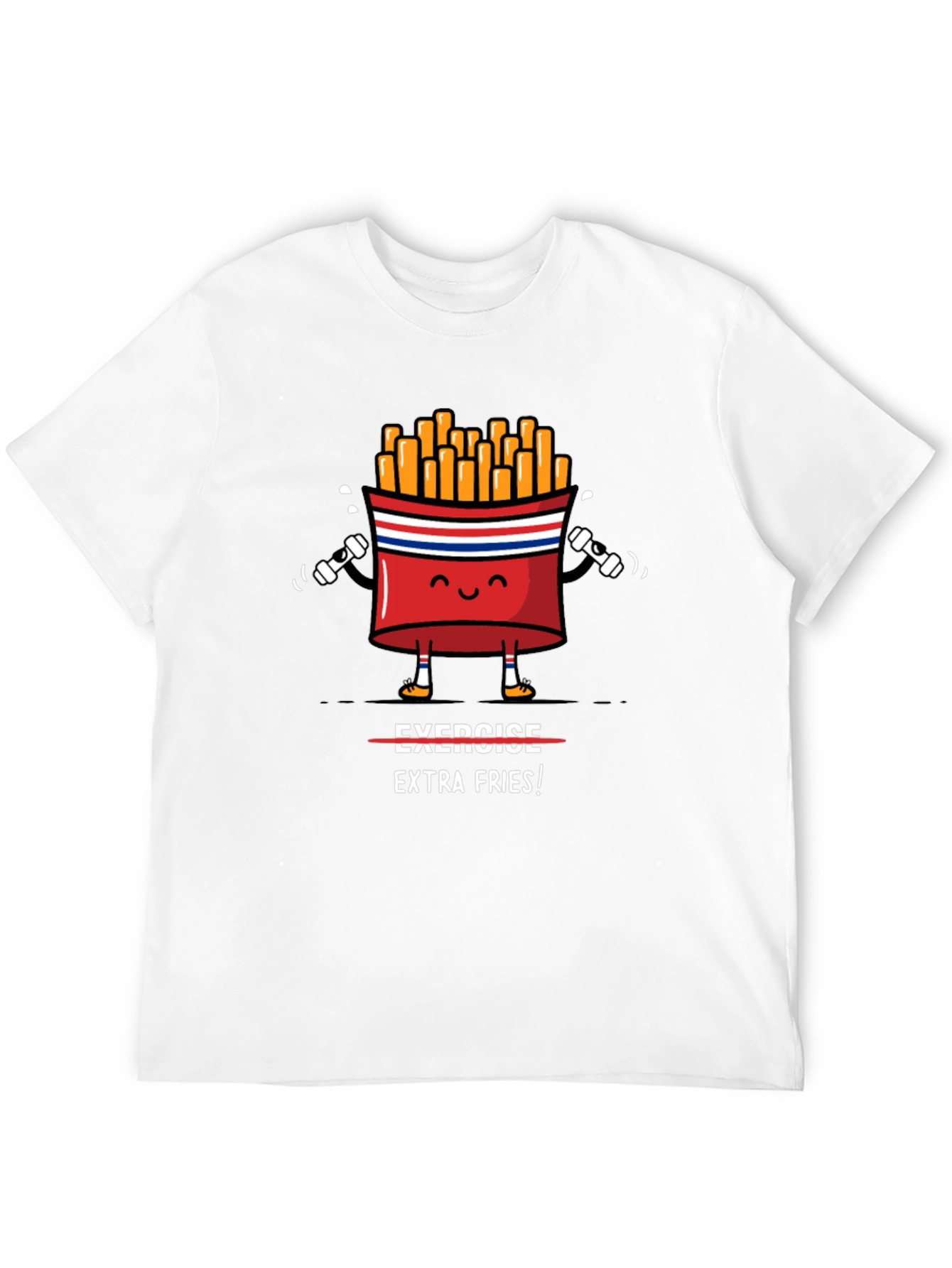 Funny Gym Extra Fries T-Shirt