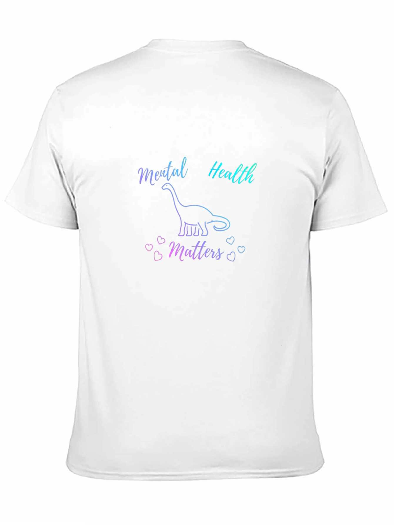 Mental Health Matters Dinosaur Graphic T-Shirt