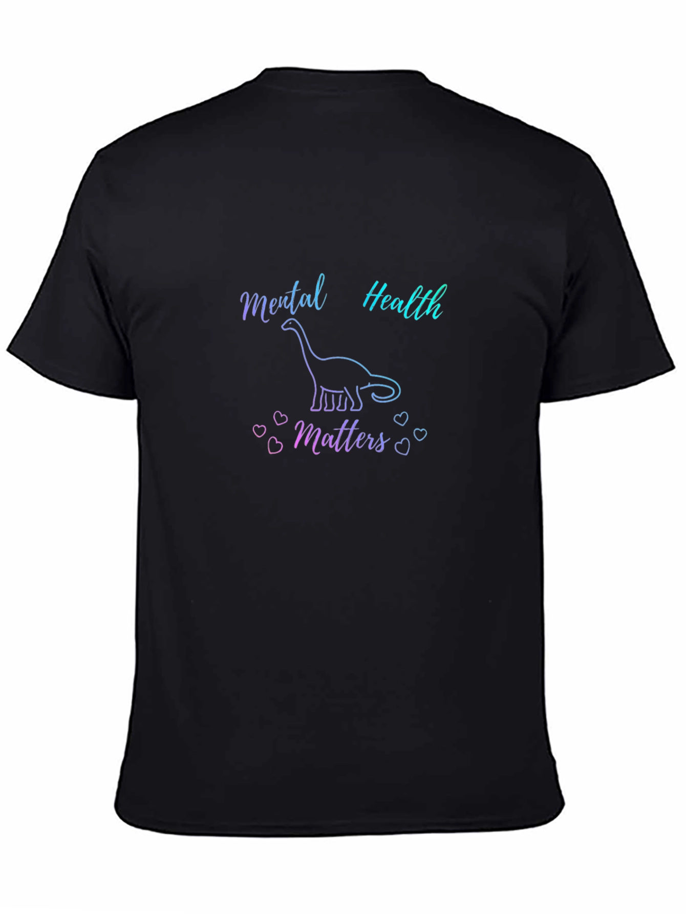 Mental Health Matters Dinosaur Graphic T-Shirt