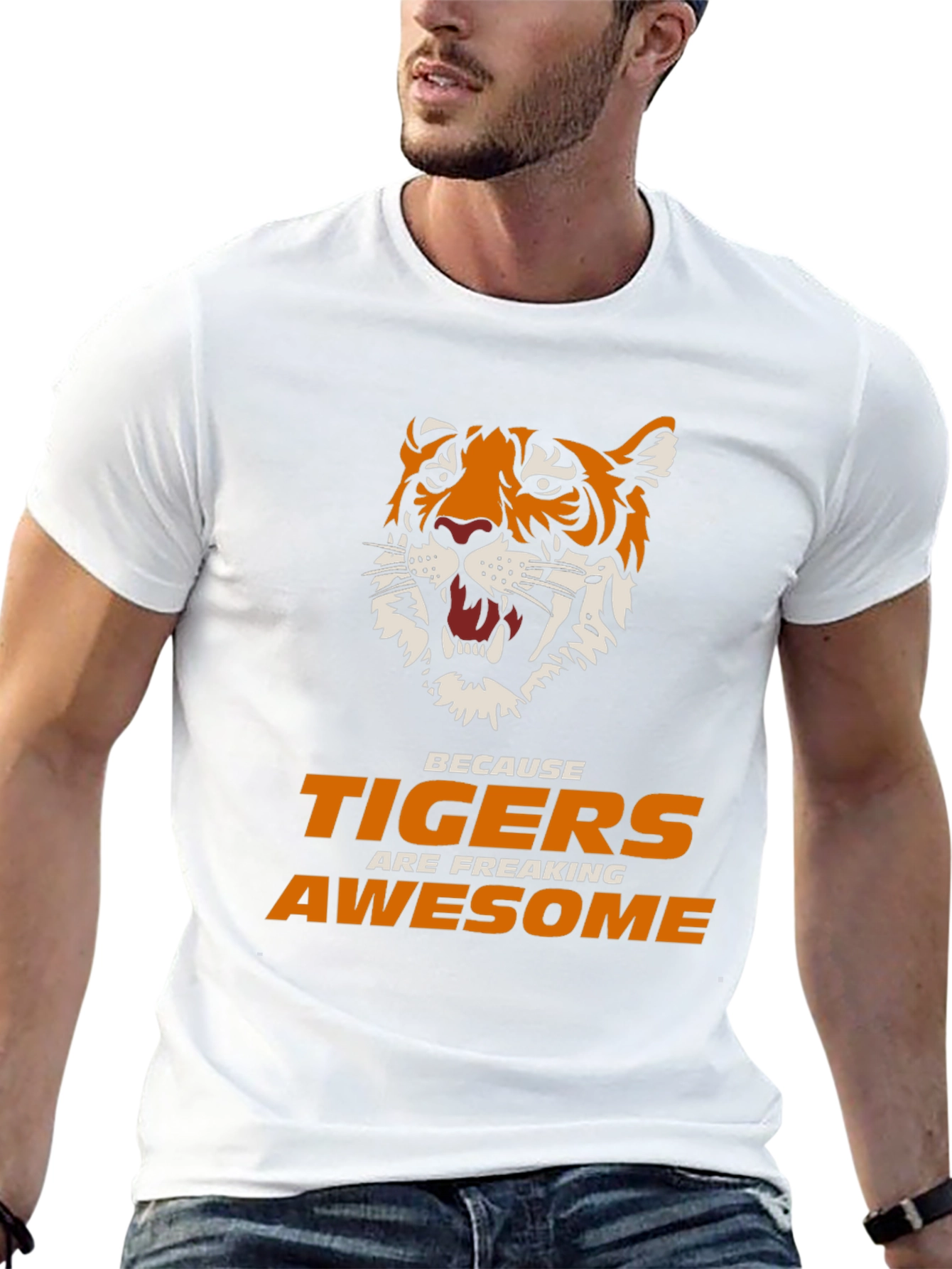 Tigers Are Awesome Graphic T-Shirt