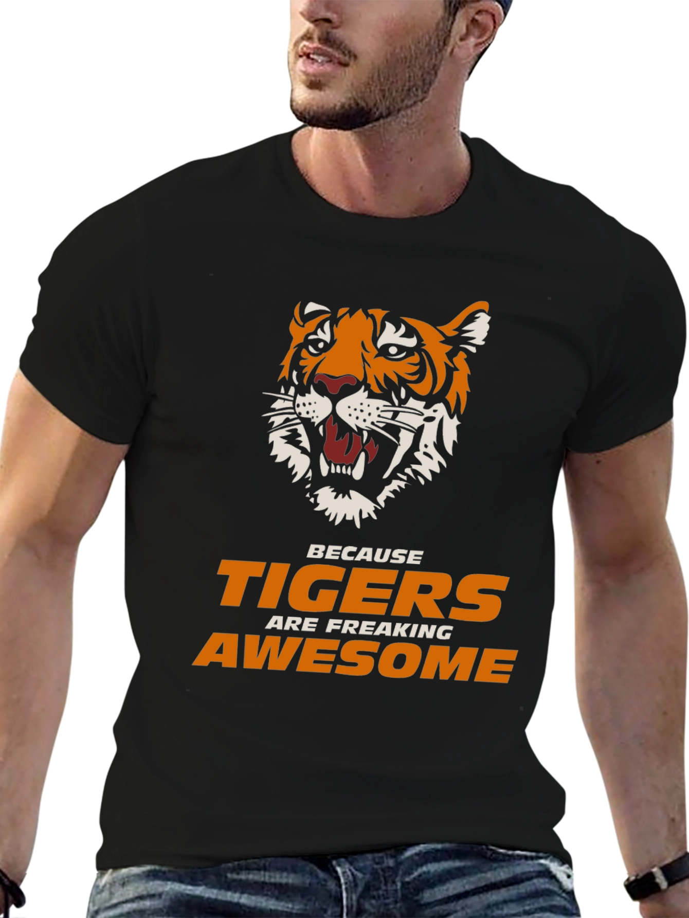 Tigers Are Awesome Graphic T-Shirt