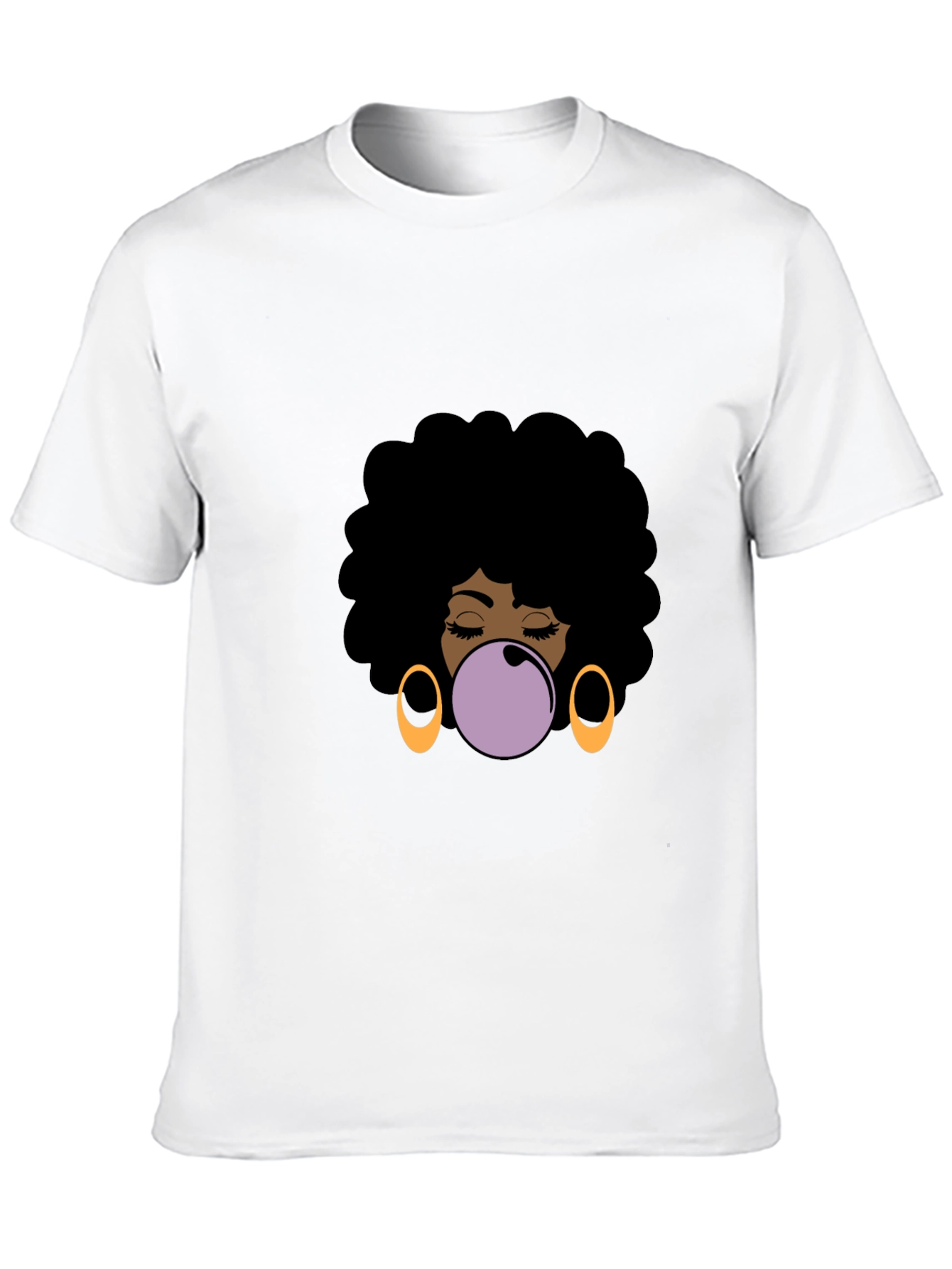 Afro Bubble Gum Pop Art T-Shirt