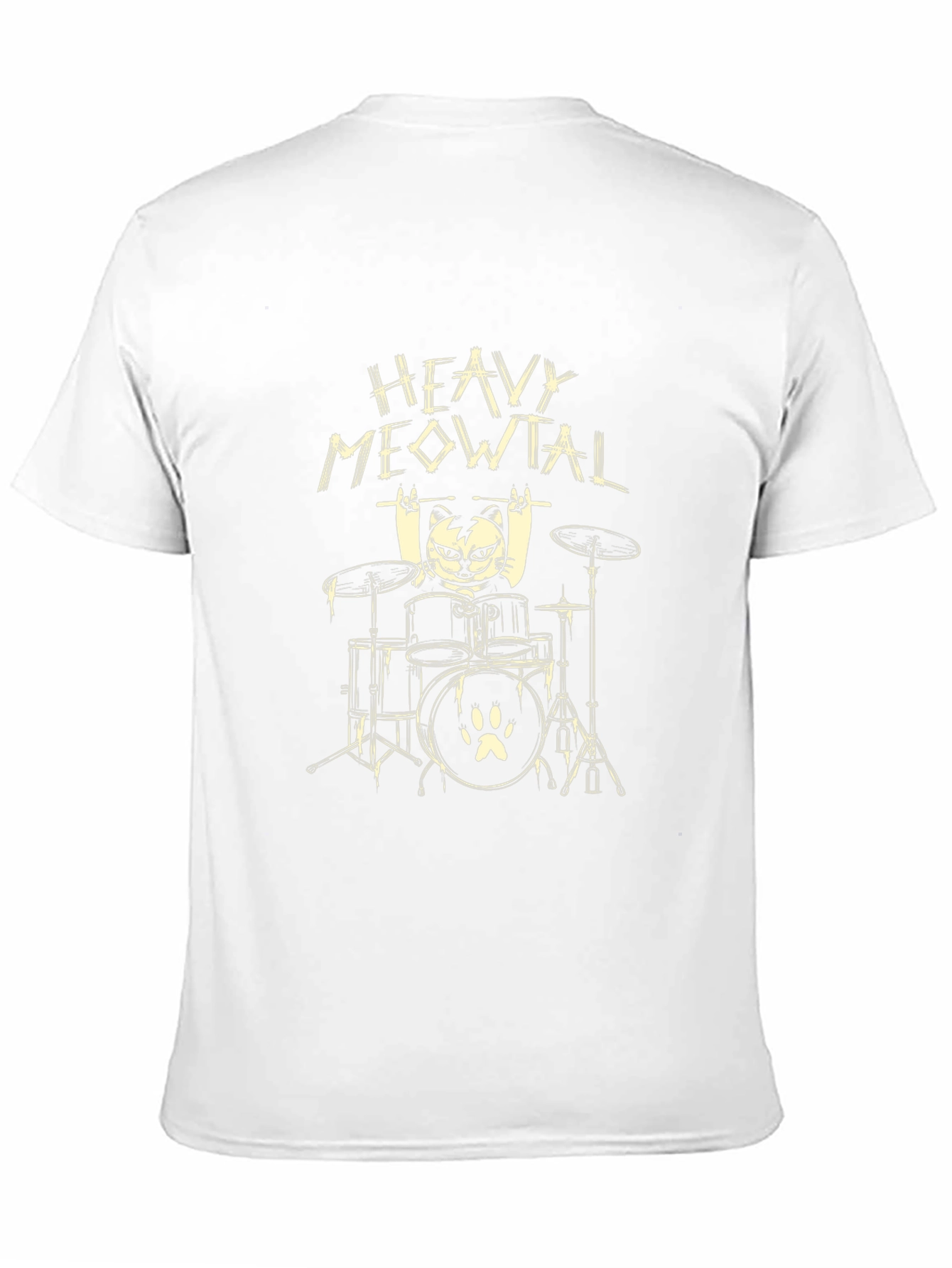 Heavy Meowtal Black T-Shirt