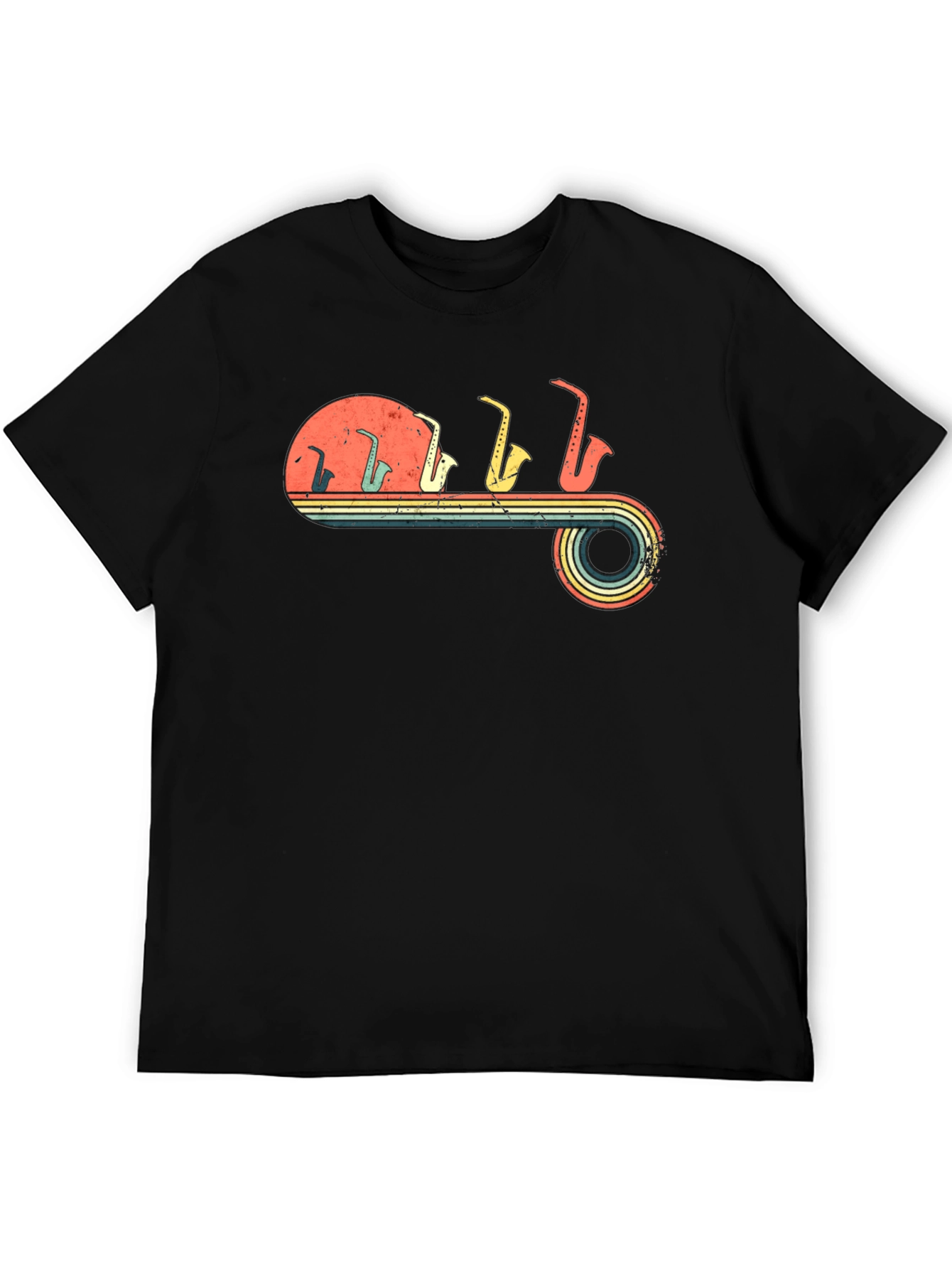 Retro Saxophone T-Shirt