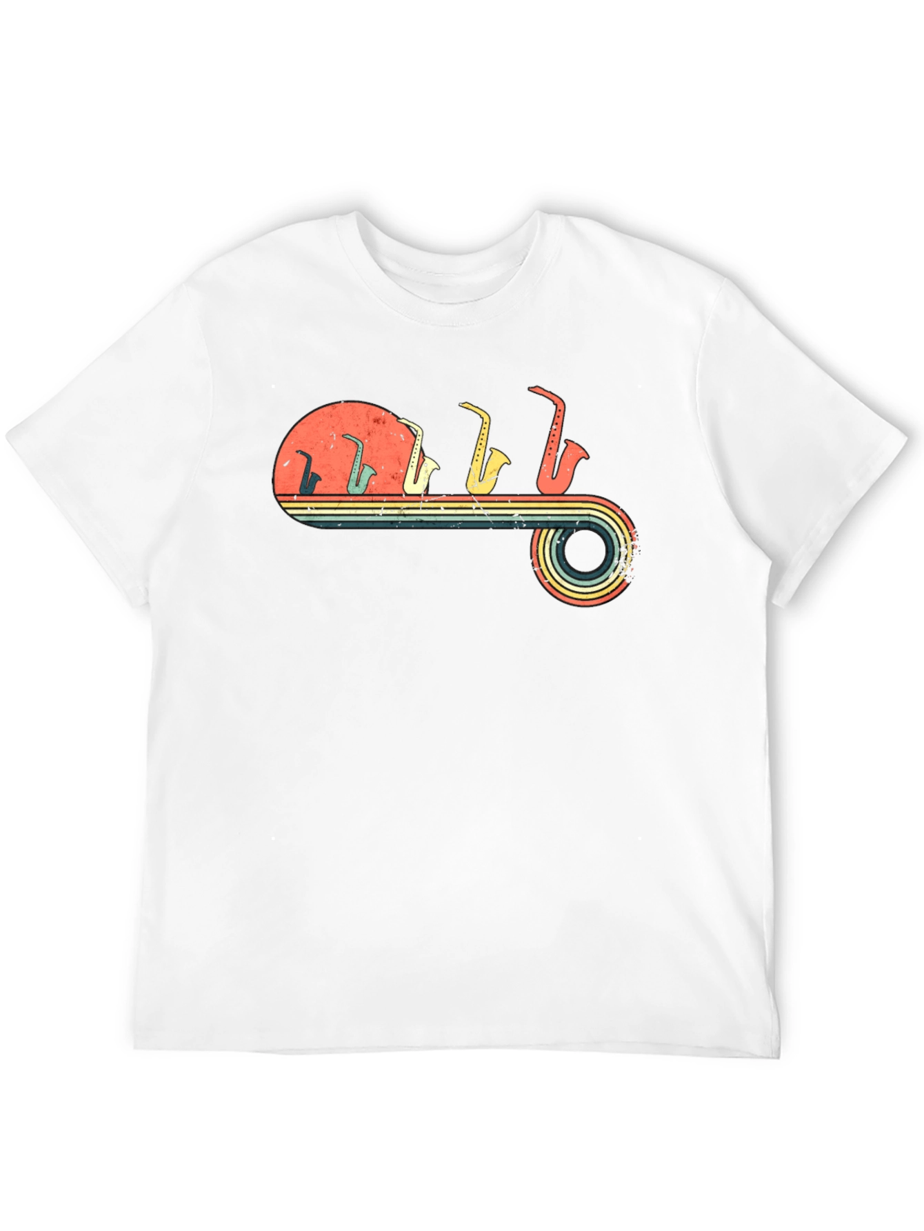 Retro Saxophone T-Shirt