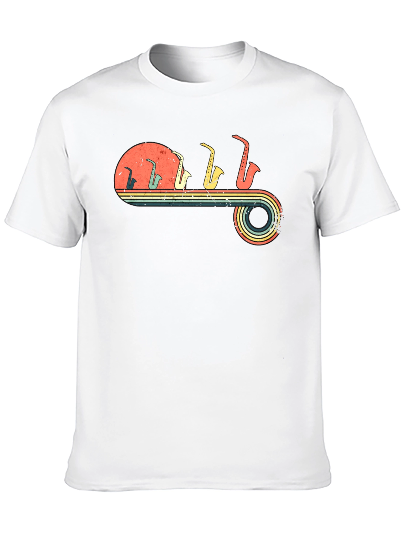Retro Saxophone T-Shirt