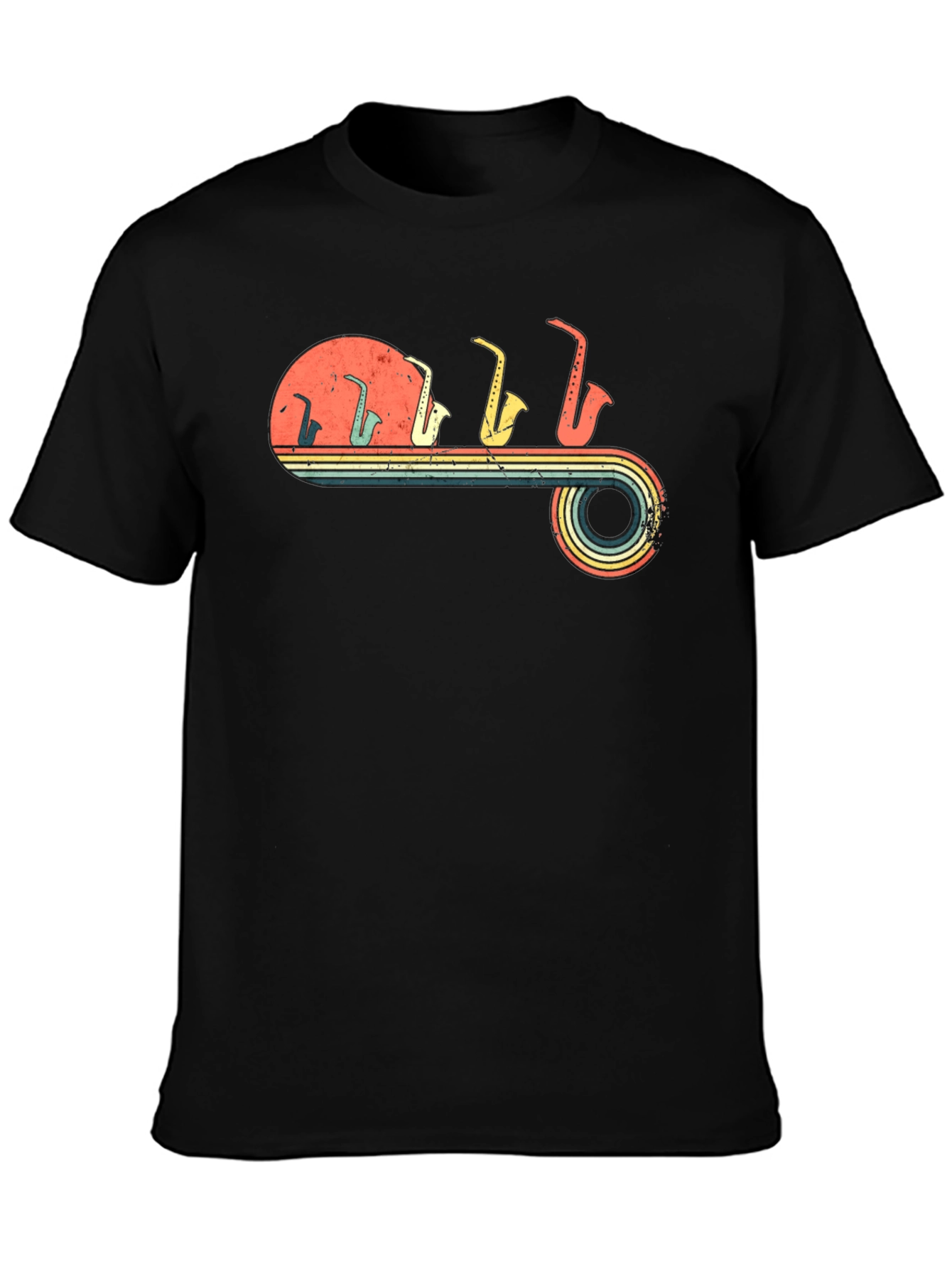 Retro Saxophone T-Shirt