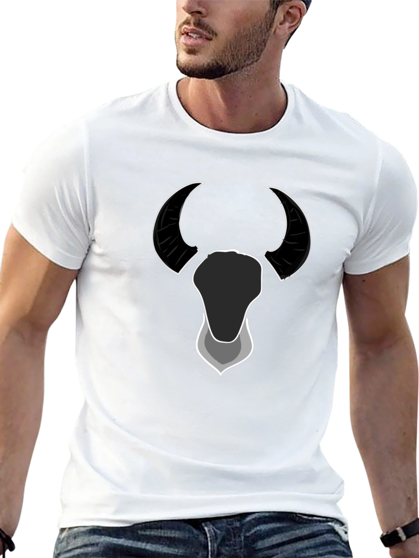 Black Bull Graphic Tee - Bold Statement