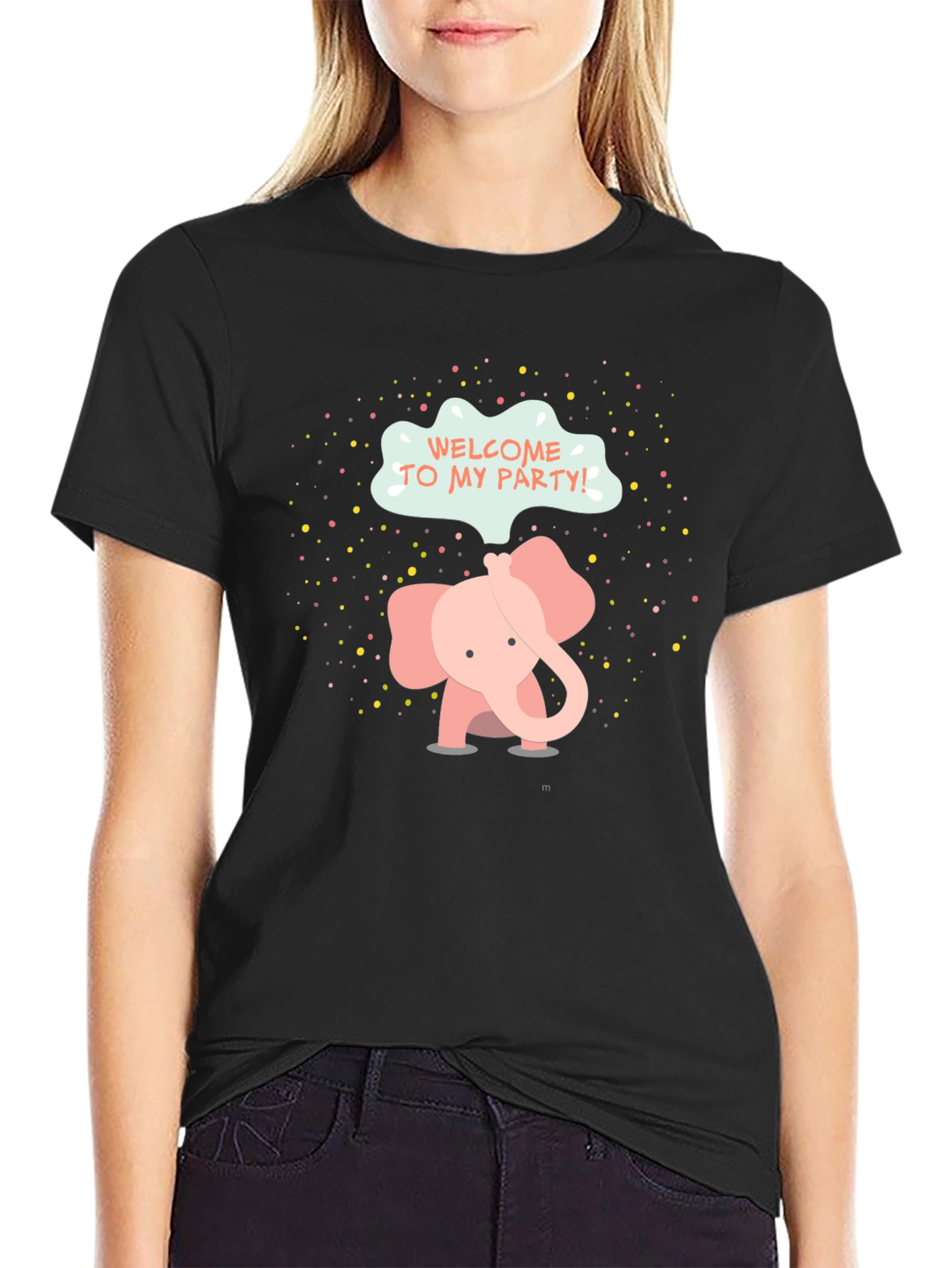 Cute Elephant Party T-Shirt - Welcome To My Party