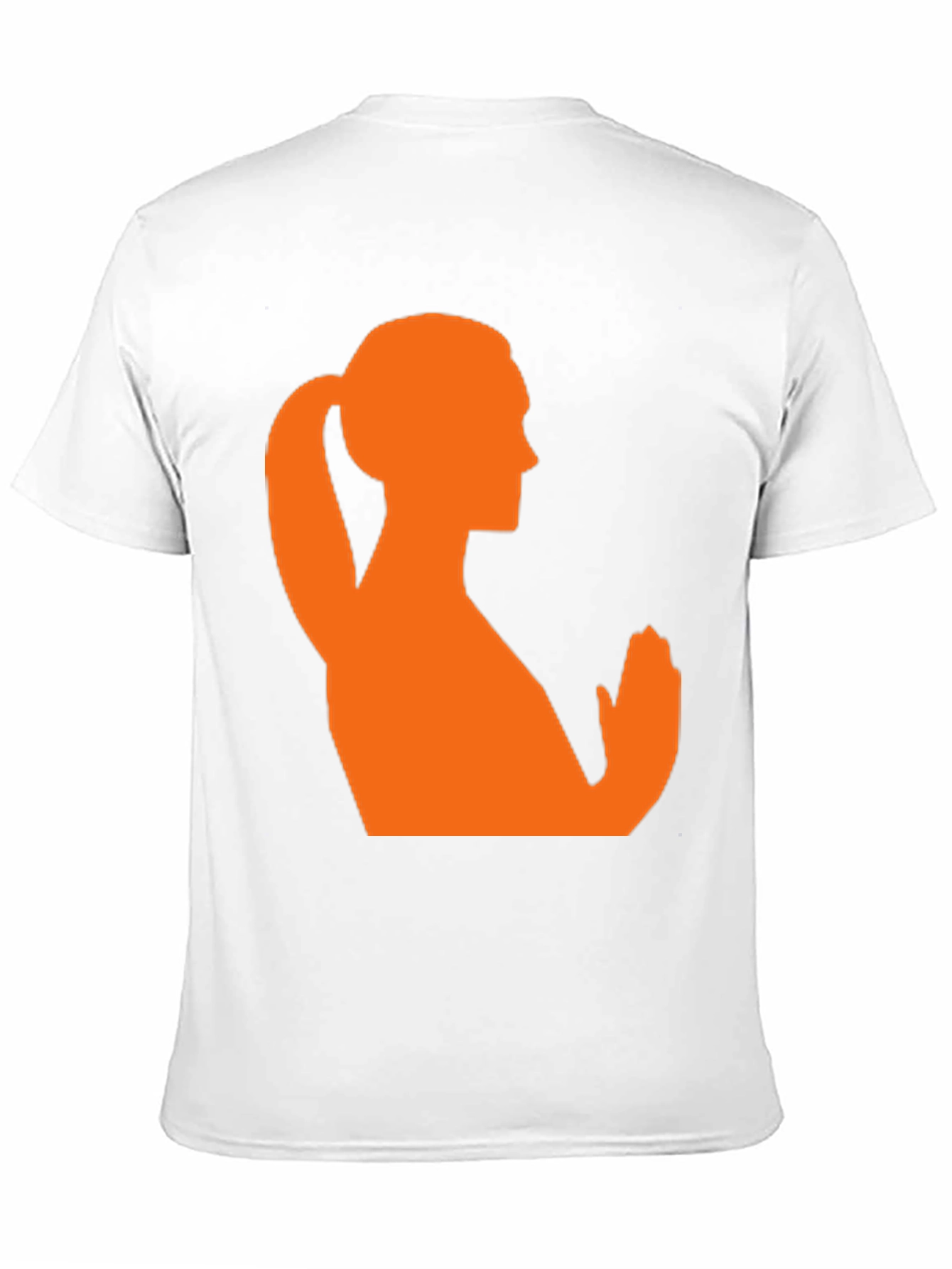 Silhouette Yoga Pose T-Shirt - Black Cotton Tee