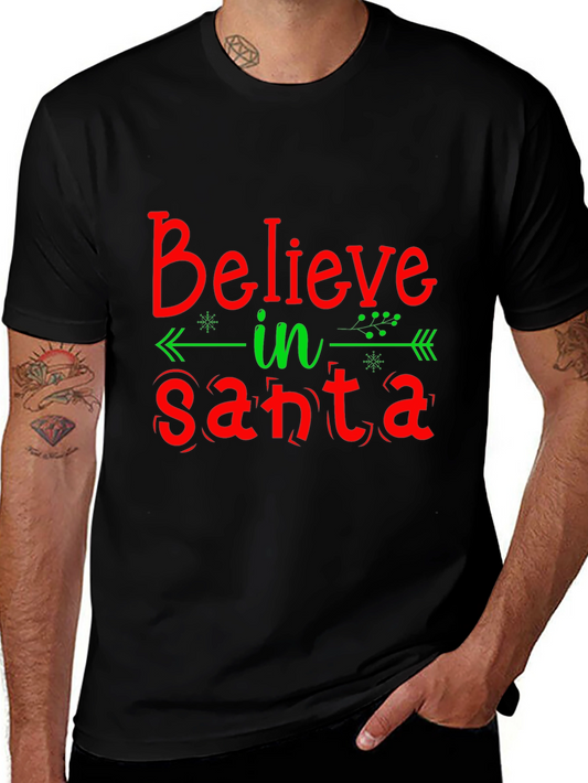 Believe in Santa Christmas Tee