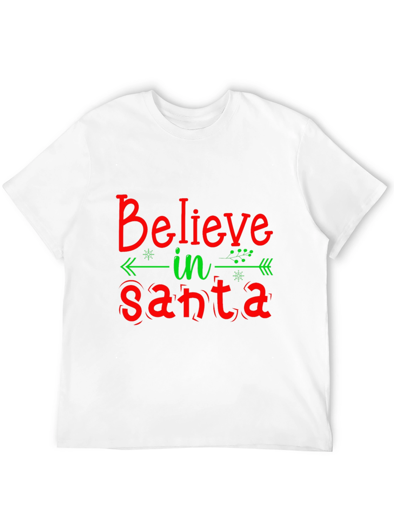 Believe in Santa Christmas Tee