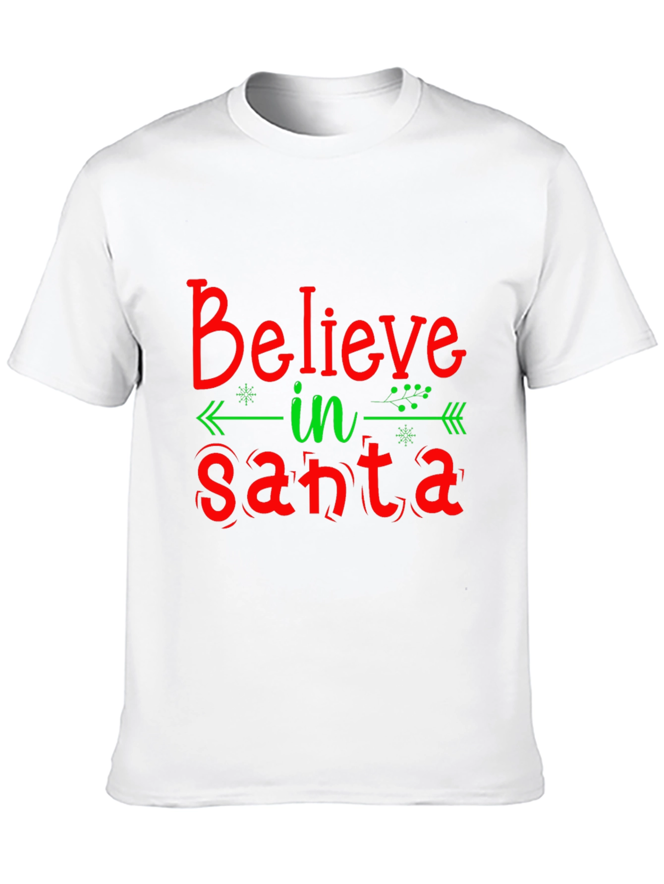 Believe in Santa Christmas Tee