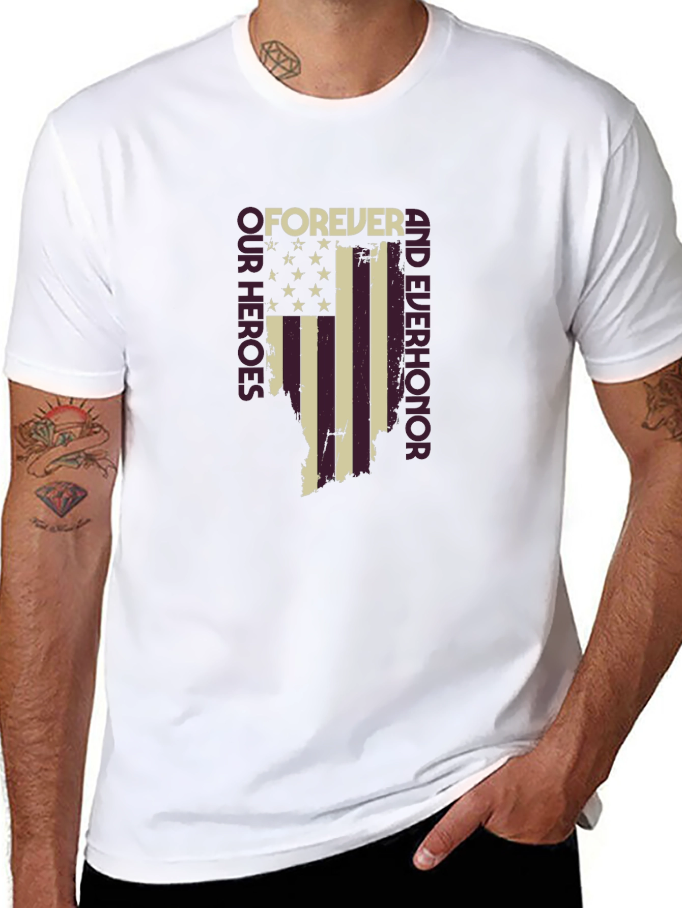 Forever Honor Heroes Graphic Tee