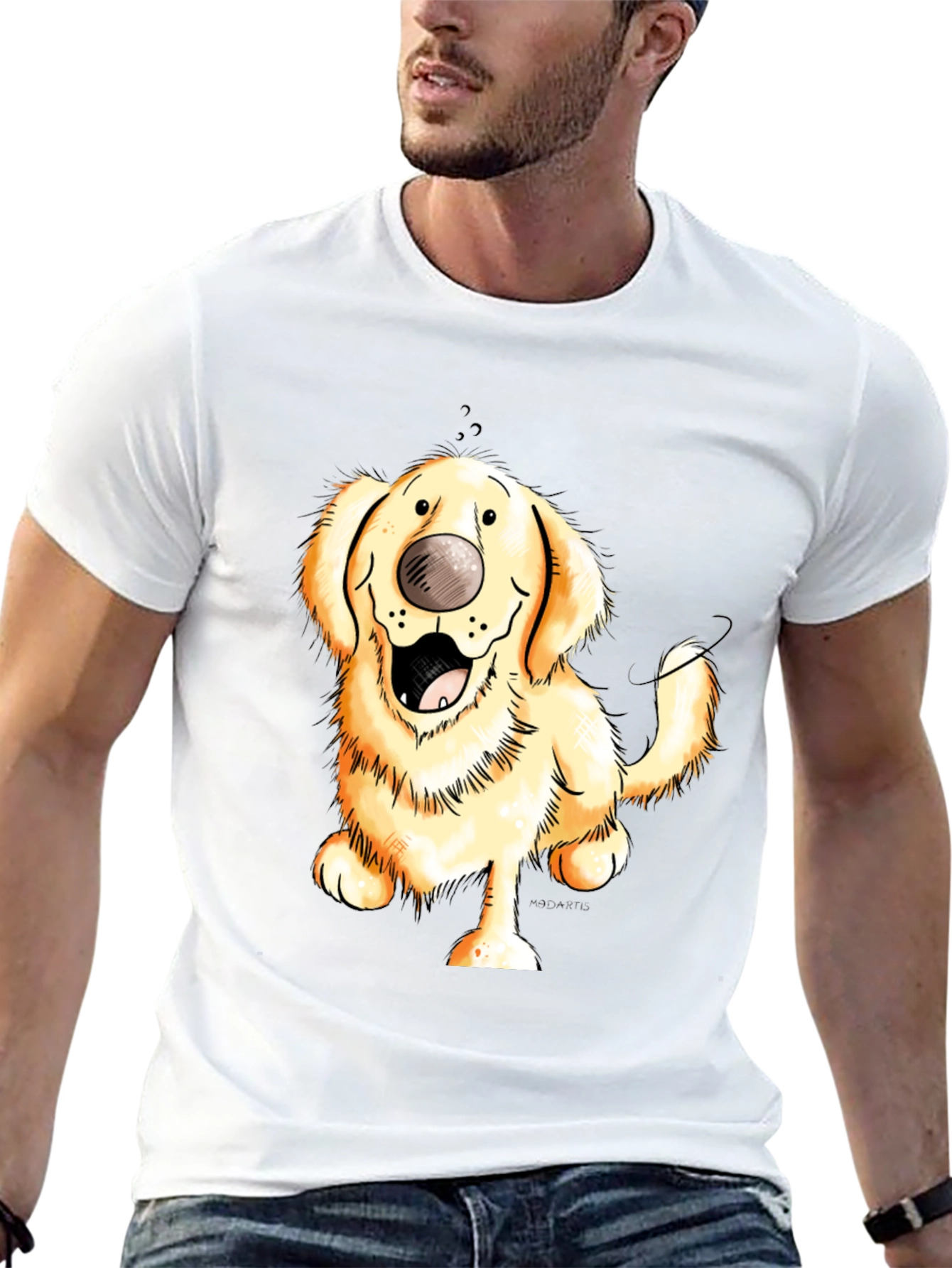 Cartoon Dog Graphic Tee