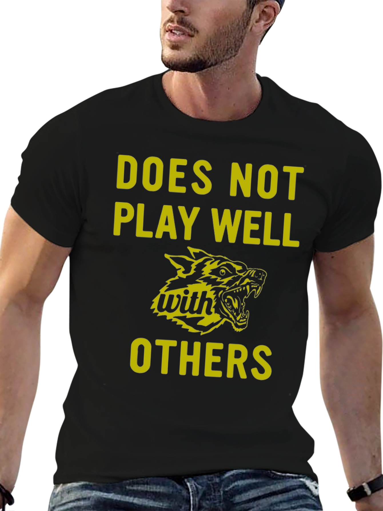 Does Not Play Well With Others Graphic Tee
