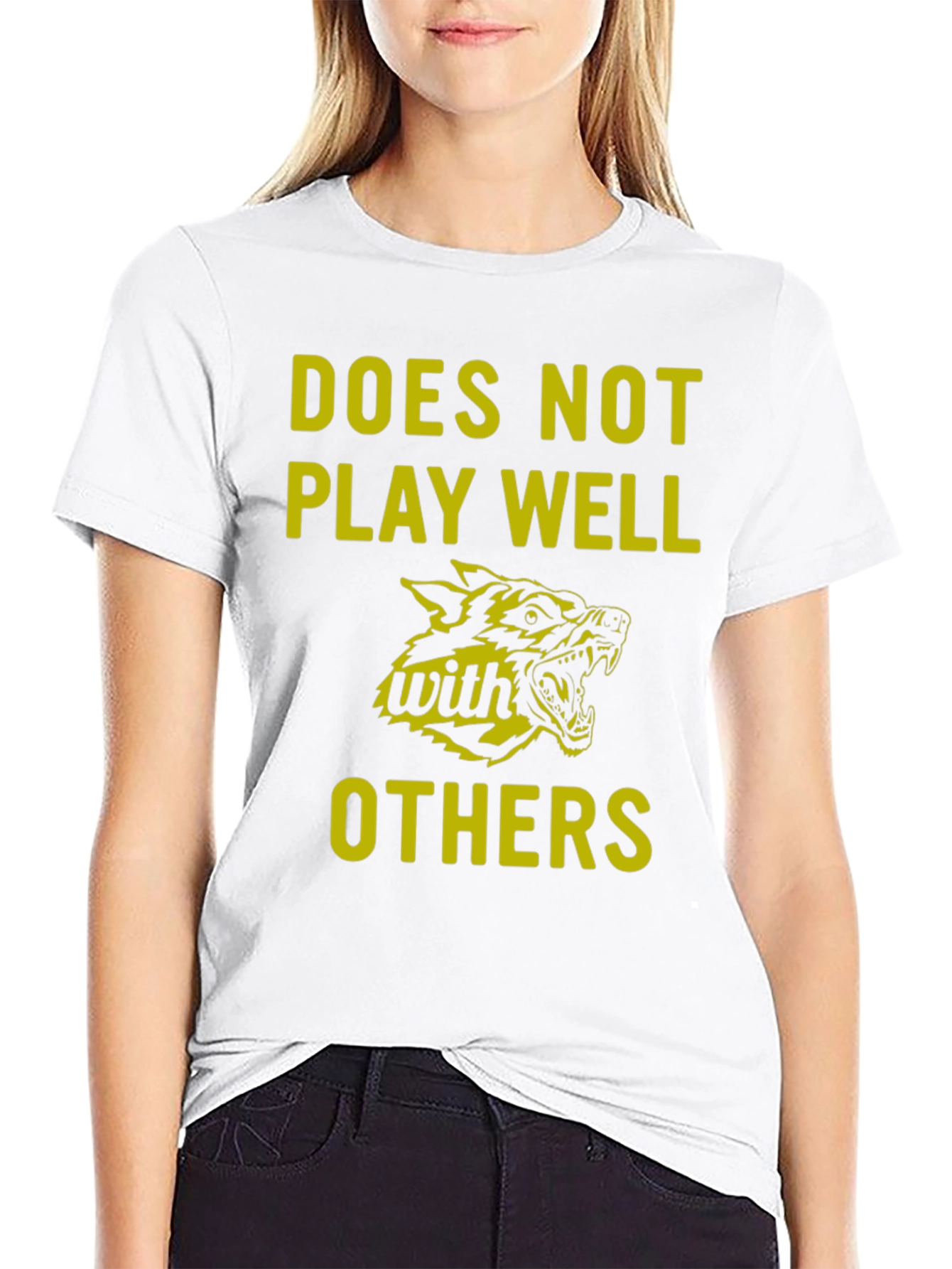 Does Not Play Well With Others Graphic Tee