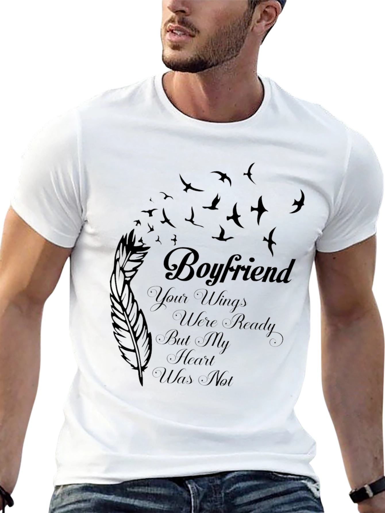 Boyfriend Memorial T-Shirt - Loss Remembrance