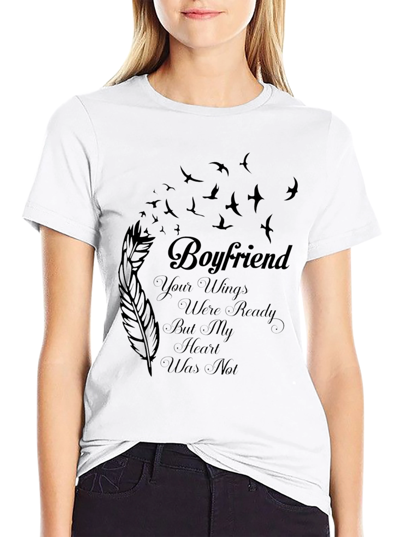 Boyfriend Memorial T-Shirt - Loss Remembrance