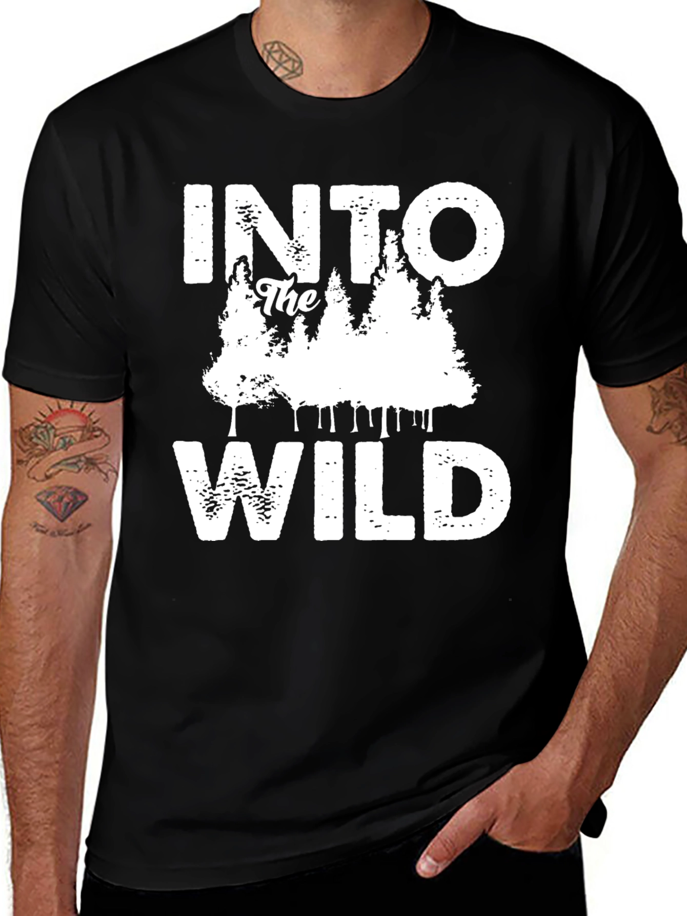 Into The Wild Graphic Print Tee