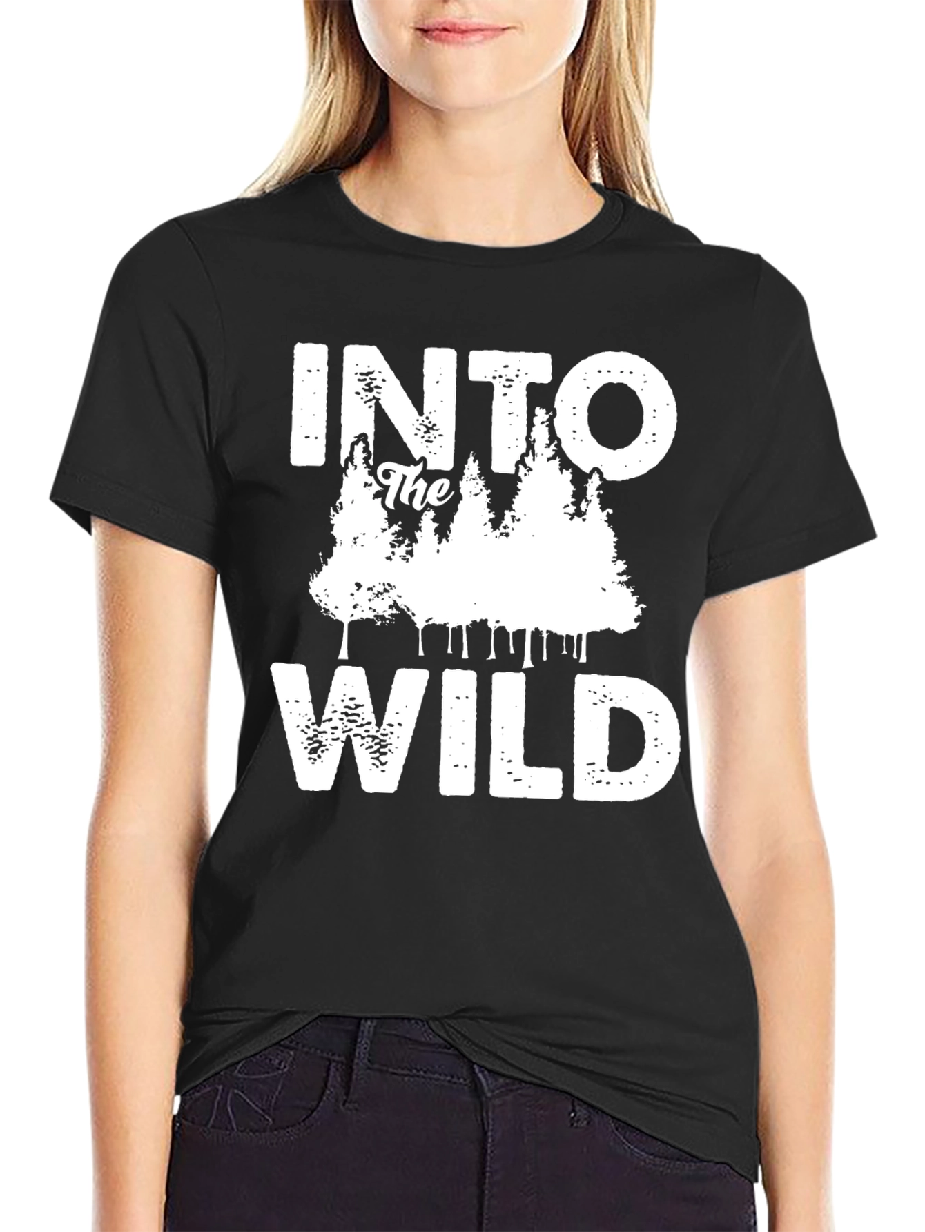 Into The Wild Graphic Print Tee