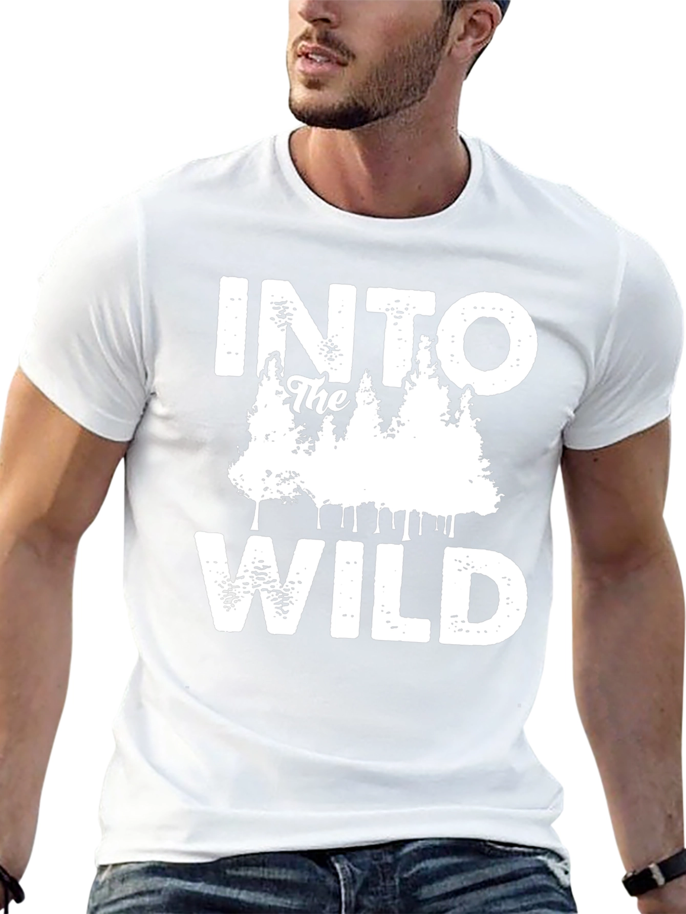 Into The Wild Graphic Print Tee