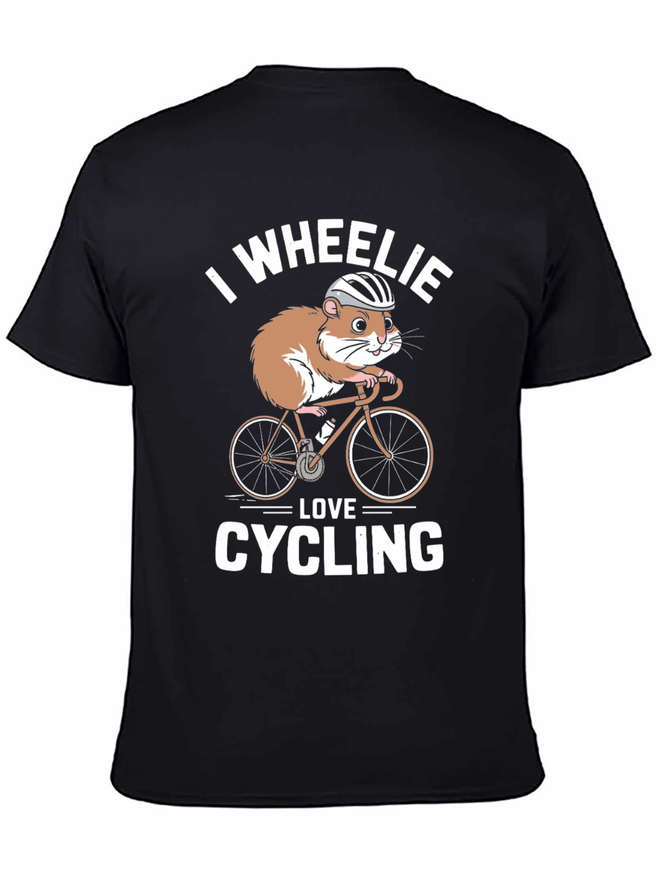 Hamster Cycling T-Shirt - I Wheelie Love Cycling