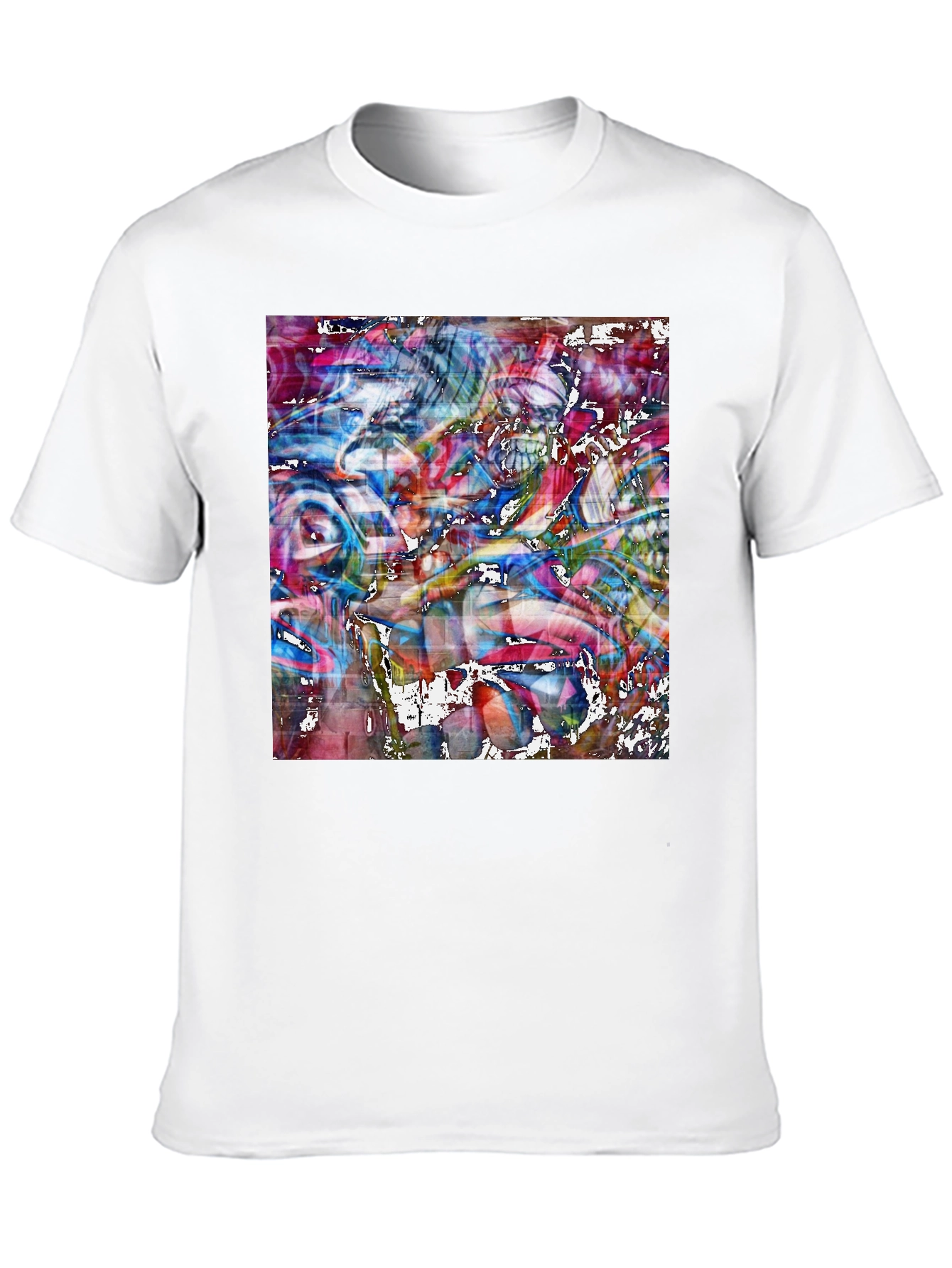 Abstract Art Graphic Black T-Shirt