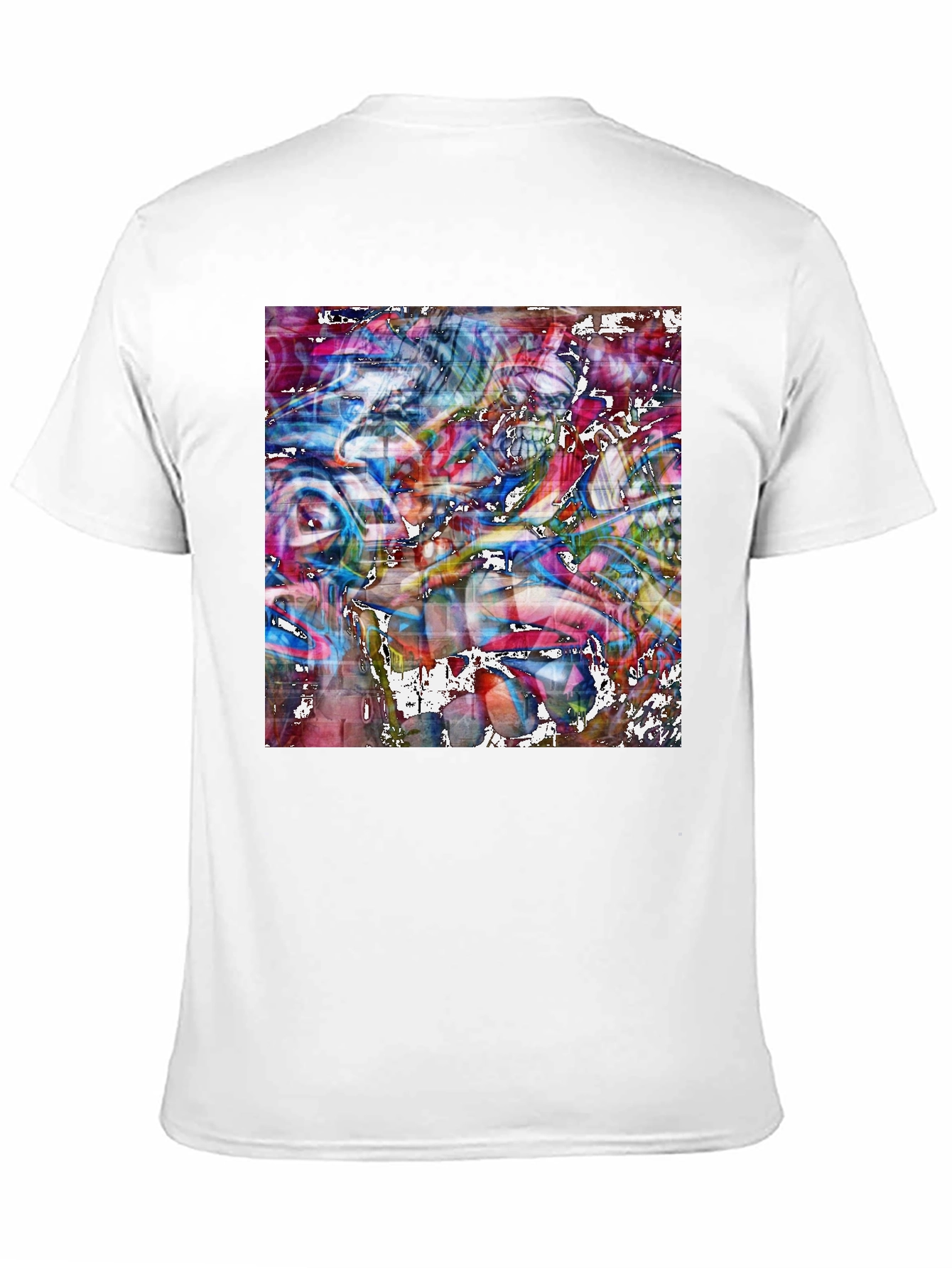 Abstract Art Graphic Black T-Shirt