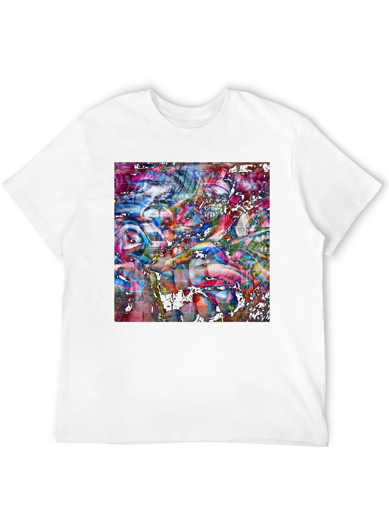 Abstract Art Graphic Black T-Shirt