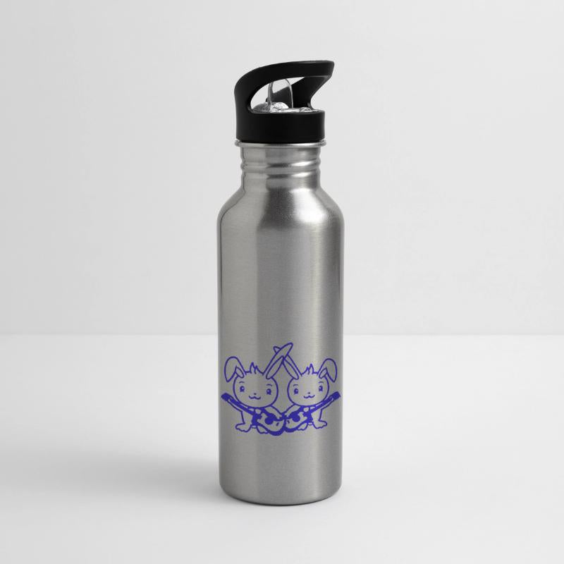 2 Rabbit Team Two Bunny Friend Crew Playing Guitar